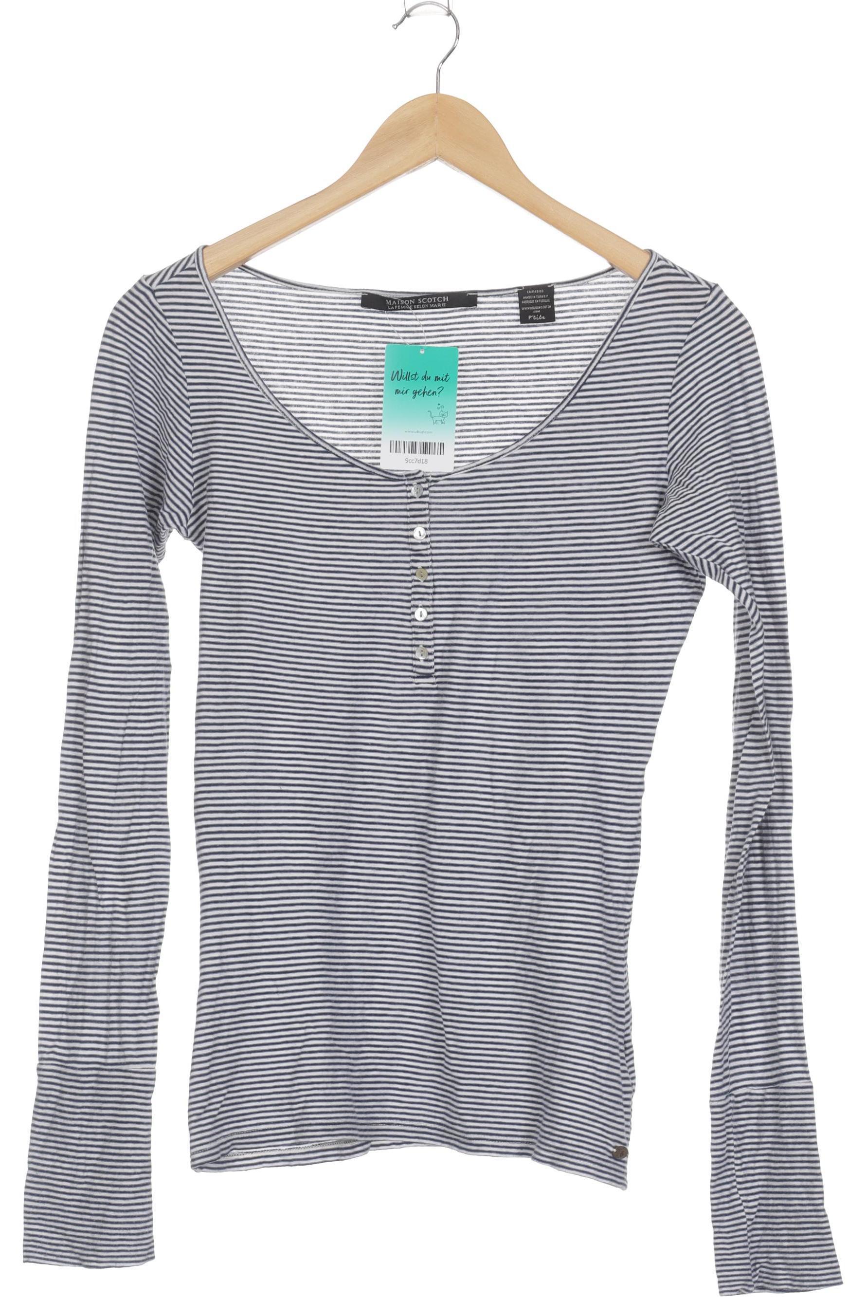 

Maison Scotch Damen Langarmshirt, silber, Gr.