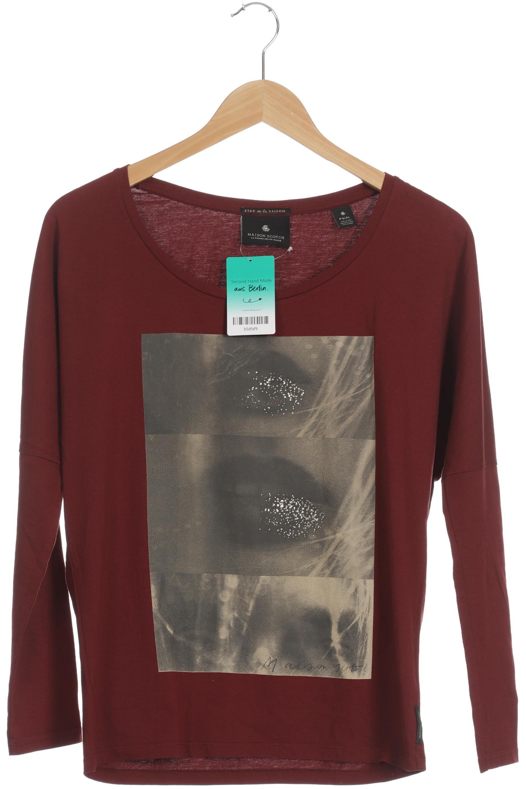 

Maison Scotch Damen Langarmshirt, rot, Gr.