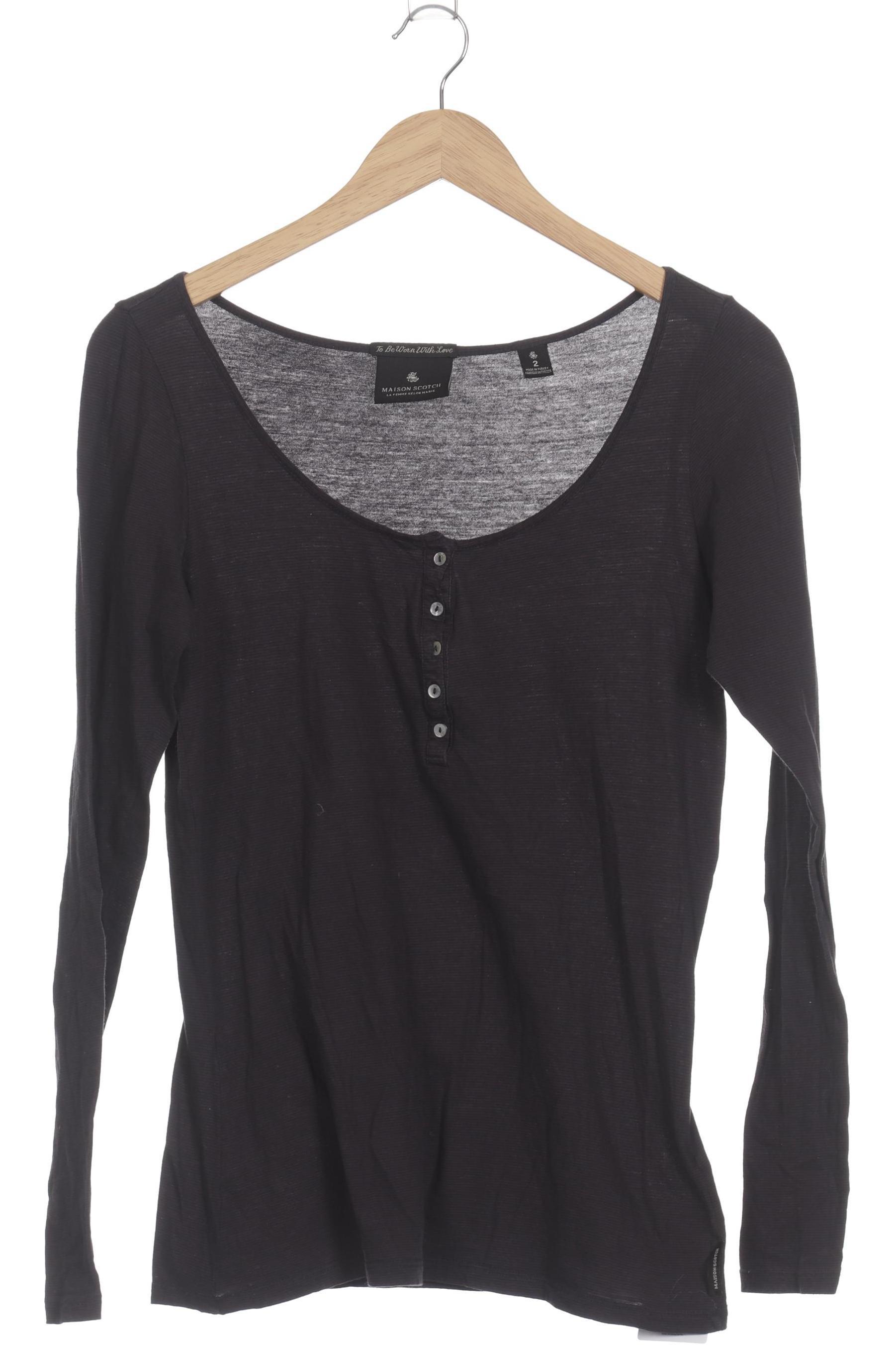 

Maison Scotch Damen Langarmshirt, grau, Gr.