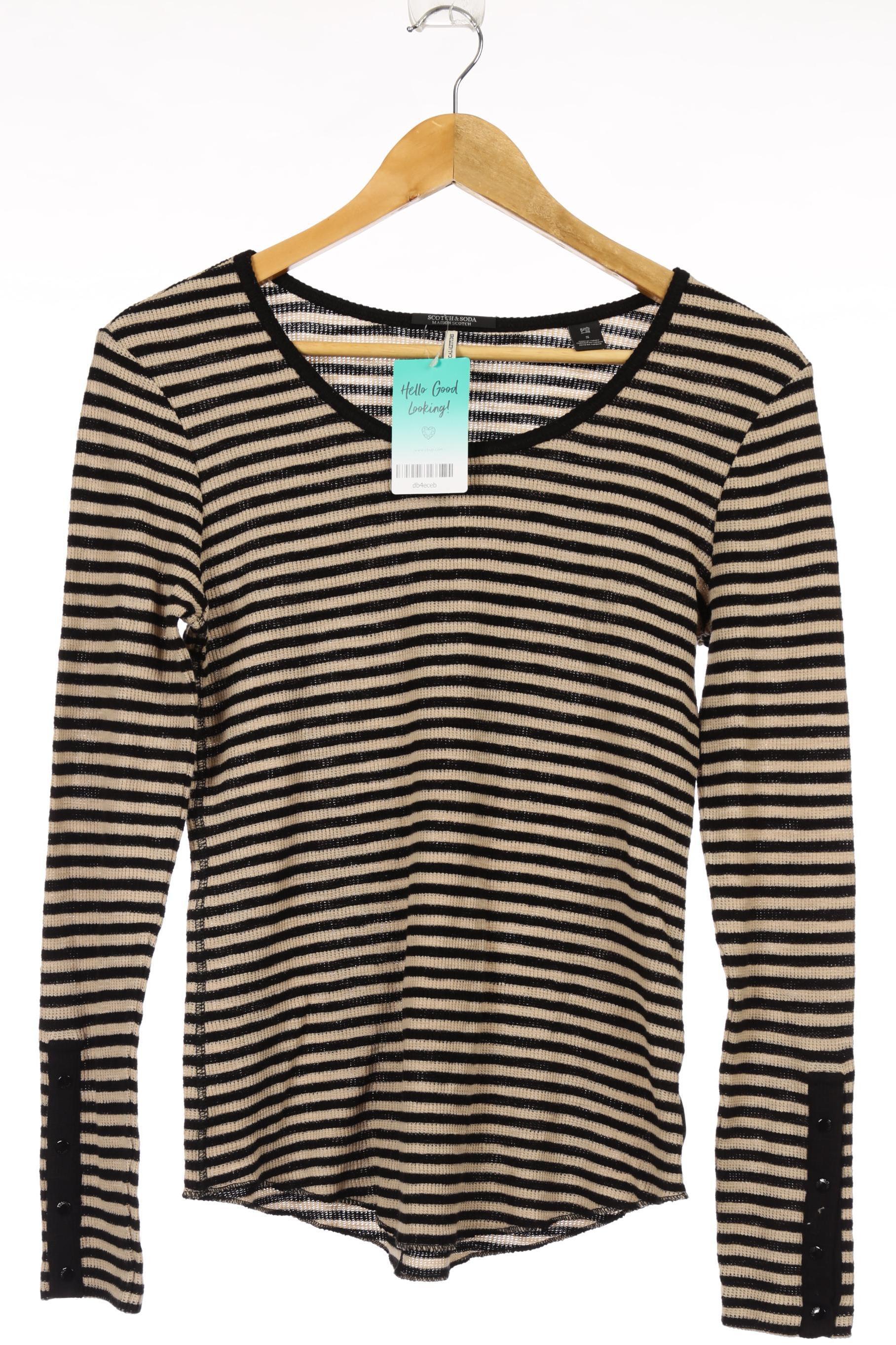 

Maison Scotch Damen Langarmshirt, braun, Gr.