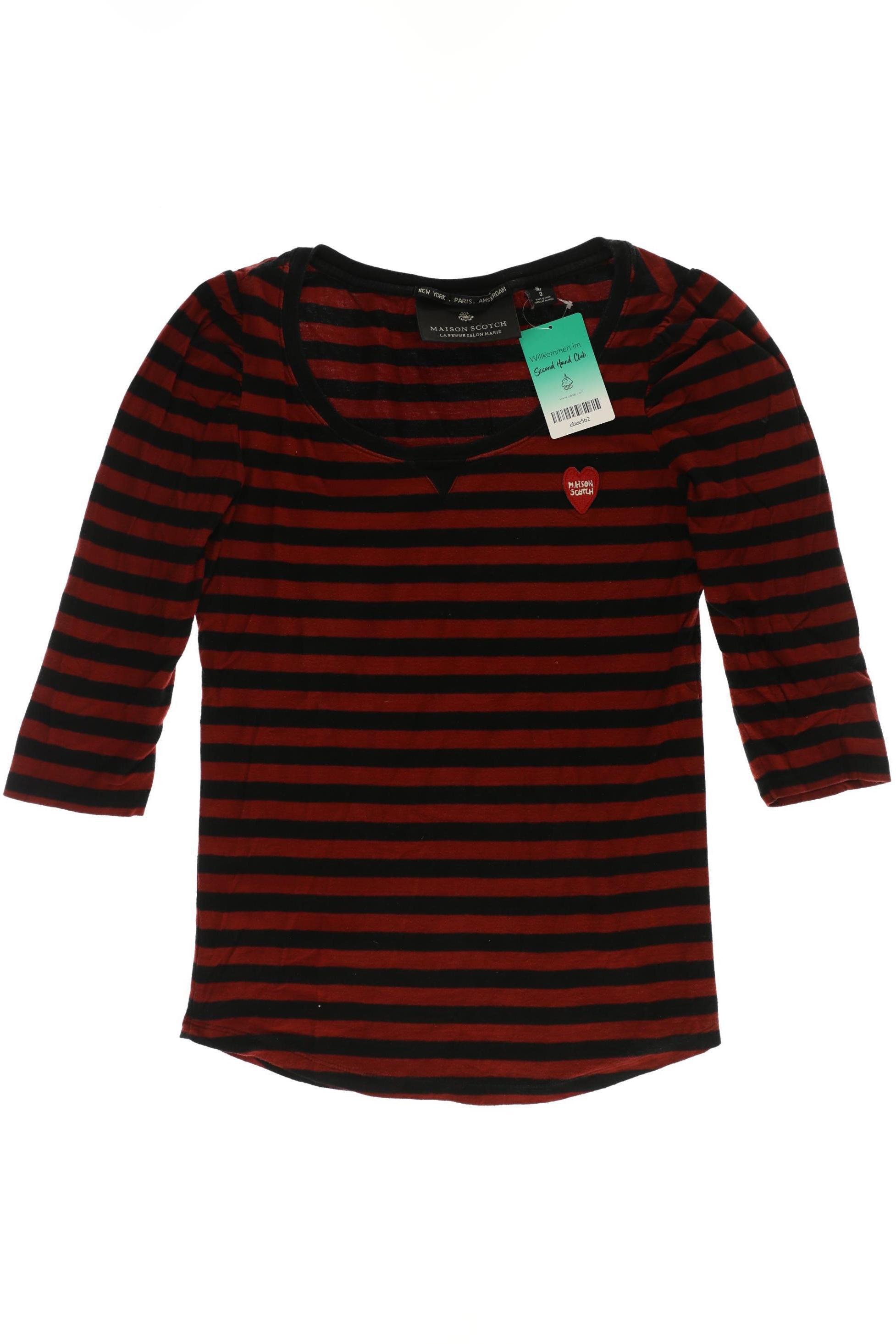 

Maison Scotch Damen Langarmshirt, schwarz, Gr.