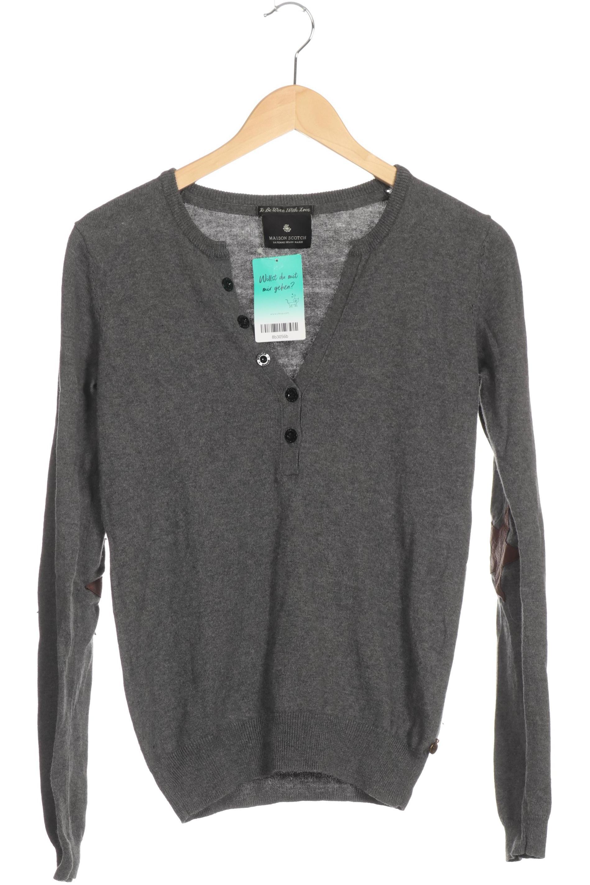 

Maison Scotch Damen Pullover, grau, Gr.