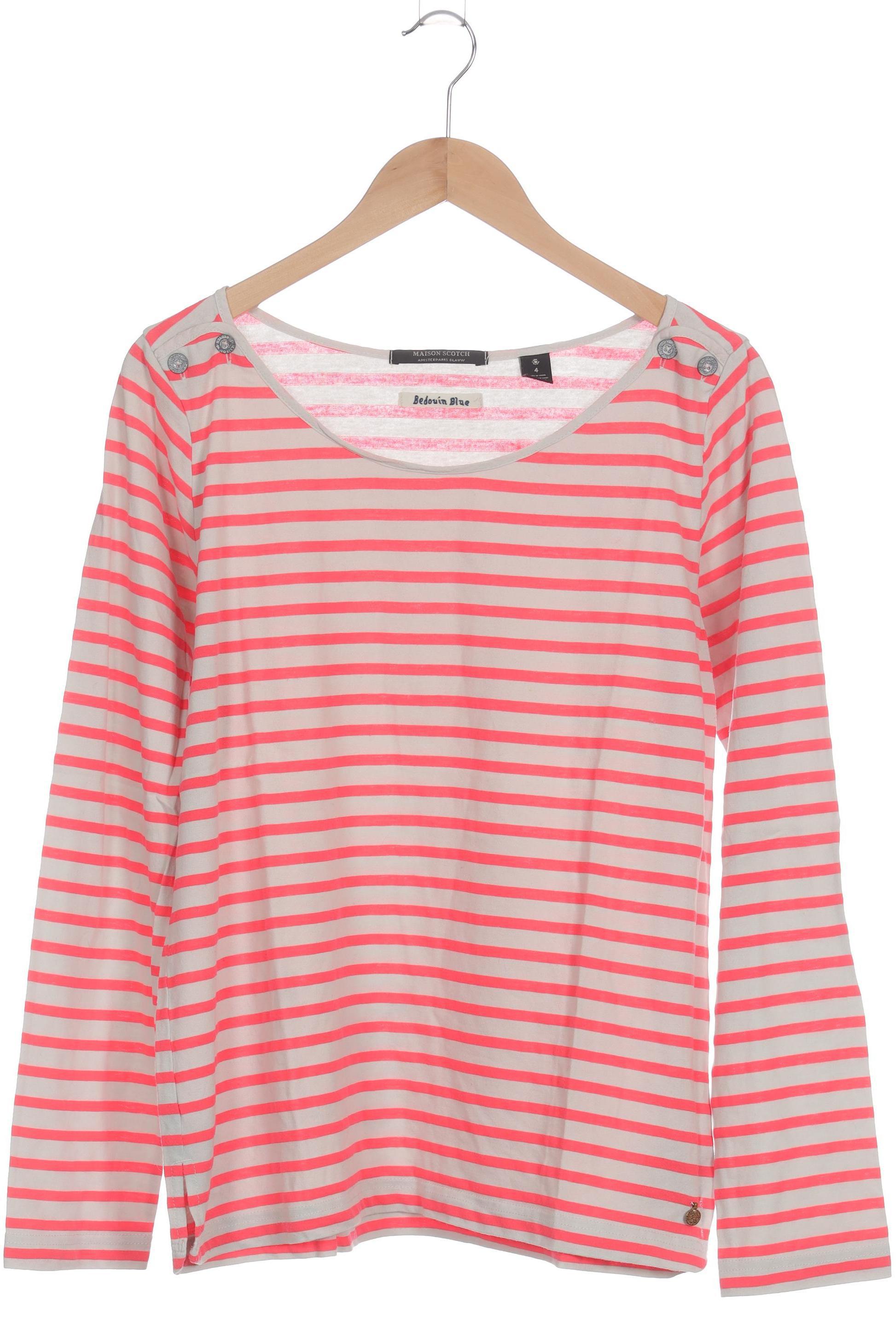 

Maison Scotch Damen Langarmshirt, pink, Gr.