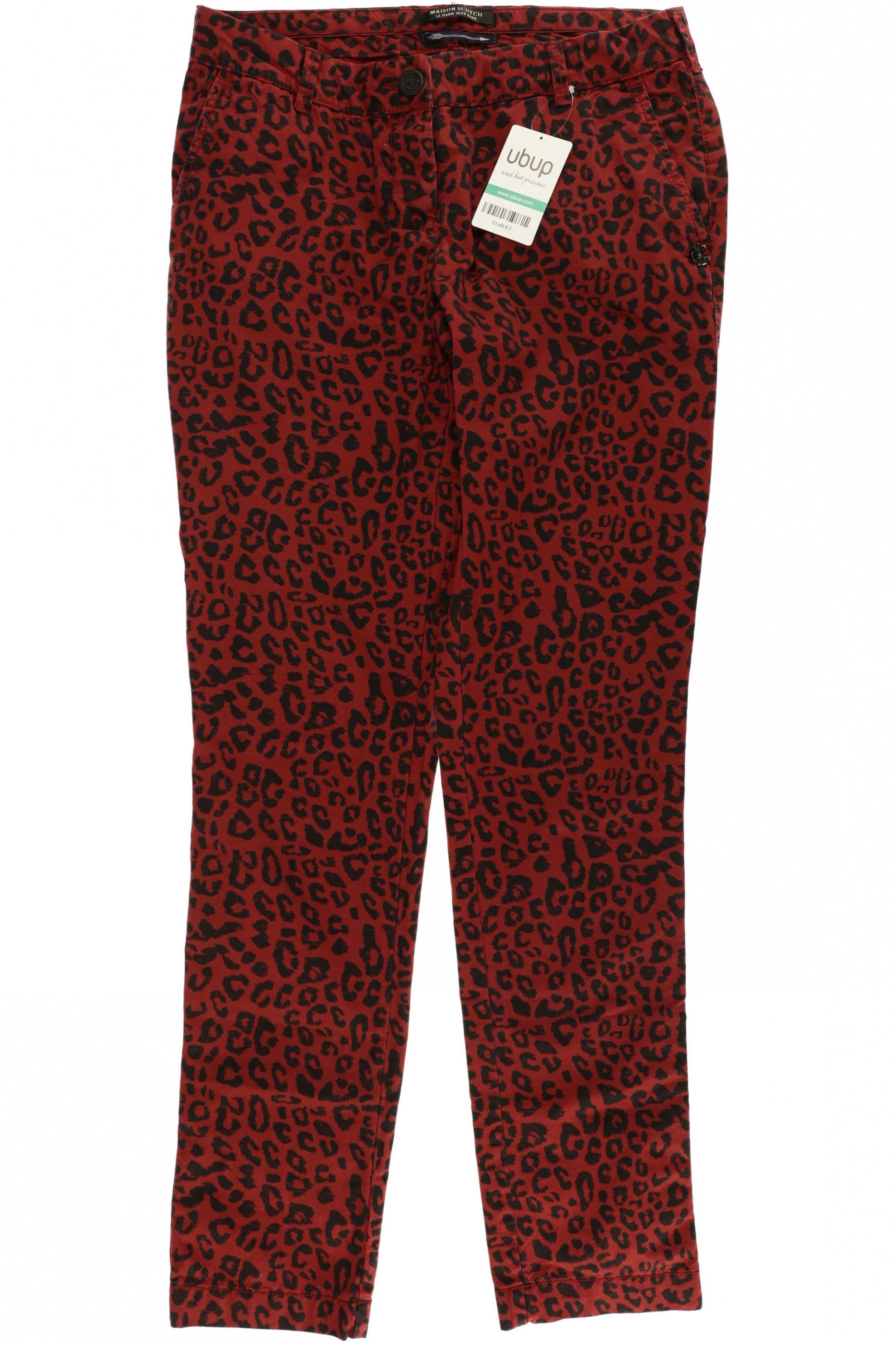 

Maison Scotch Damen Stoffhose, rot, Gr. 28
