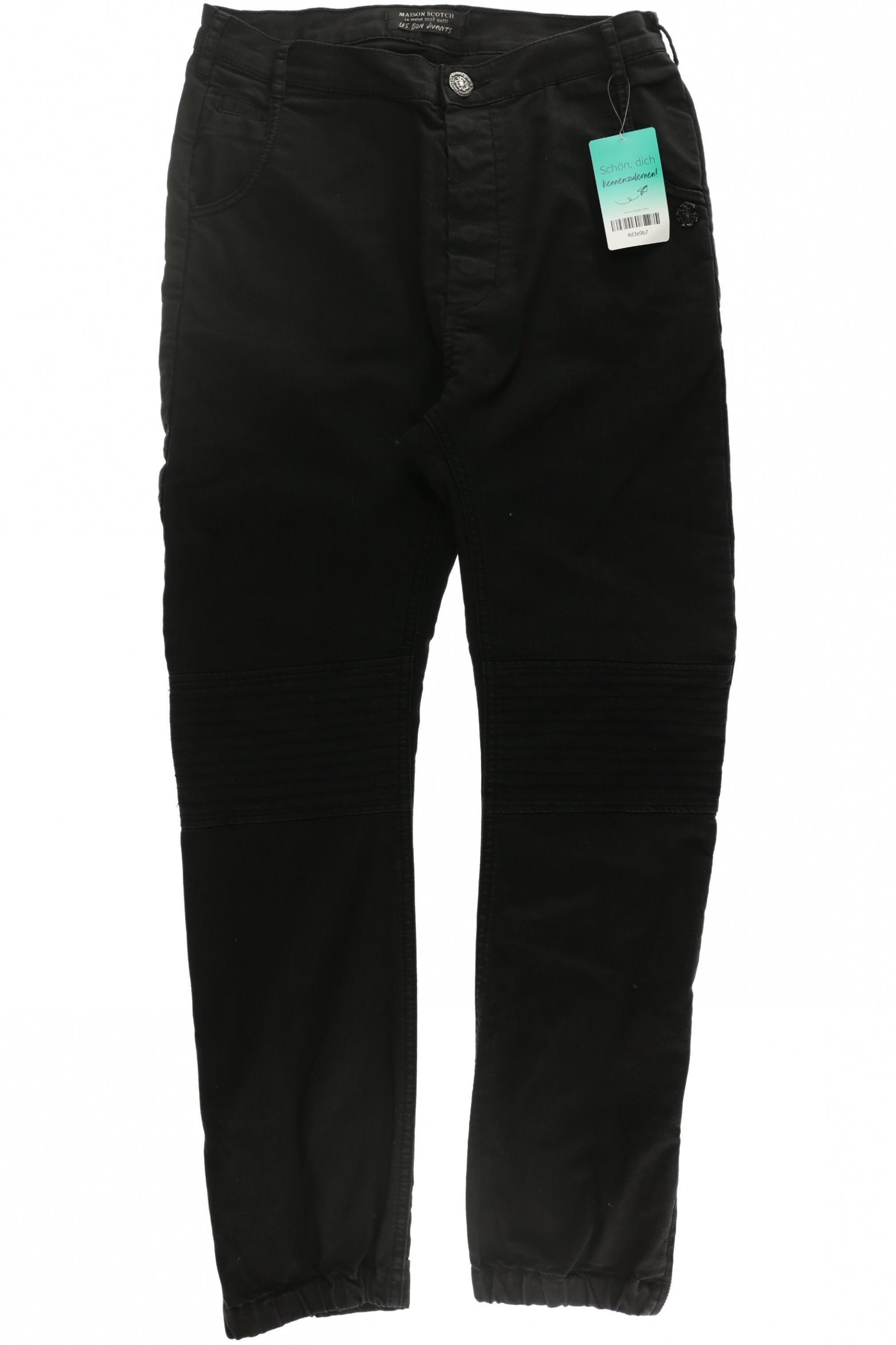 

Maison Scotch Damen Stoffhose, schwarz, Gr.