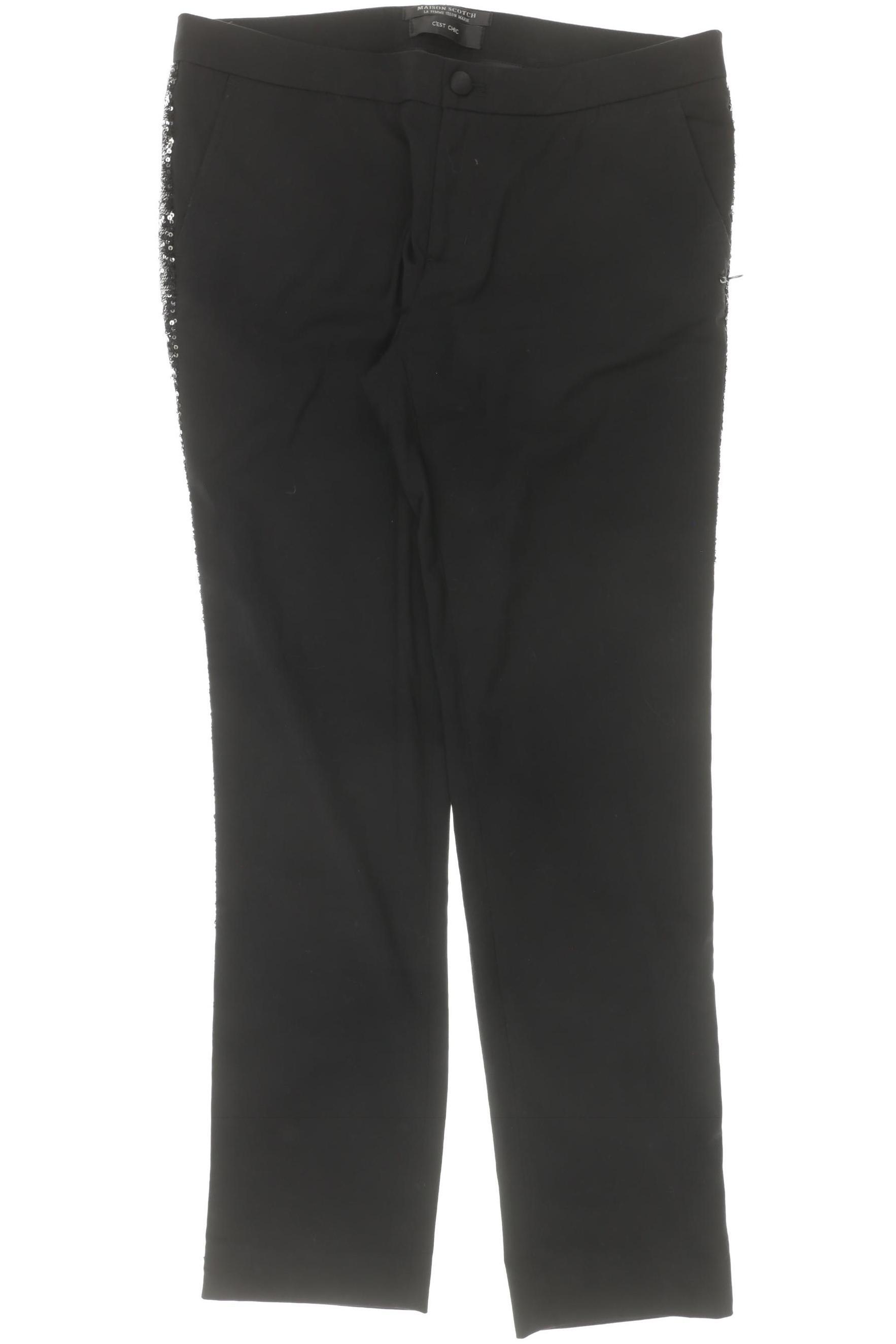 

Maison Scotch Damen Stoffhose, schwarz, Gr.