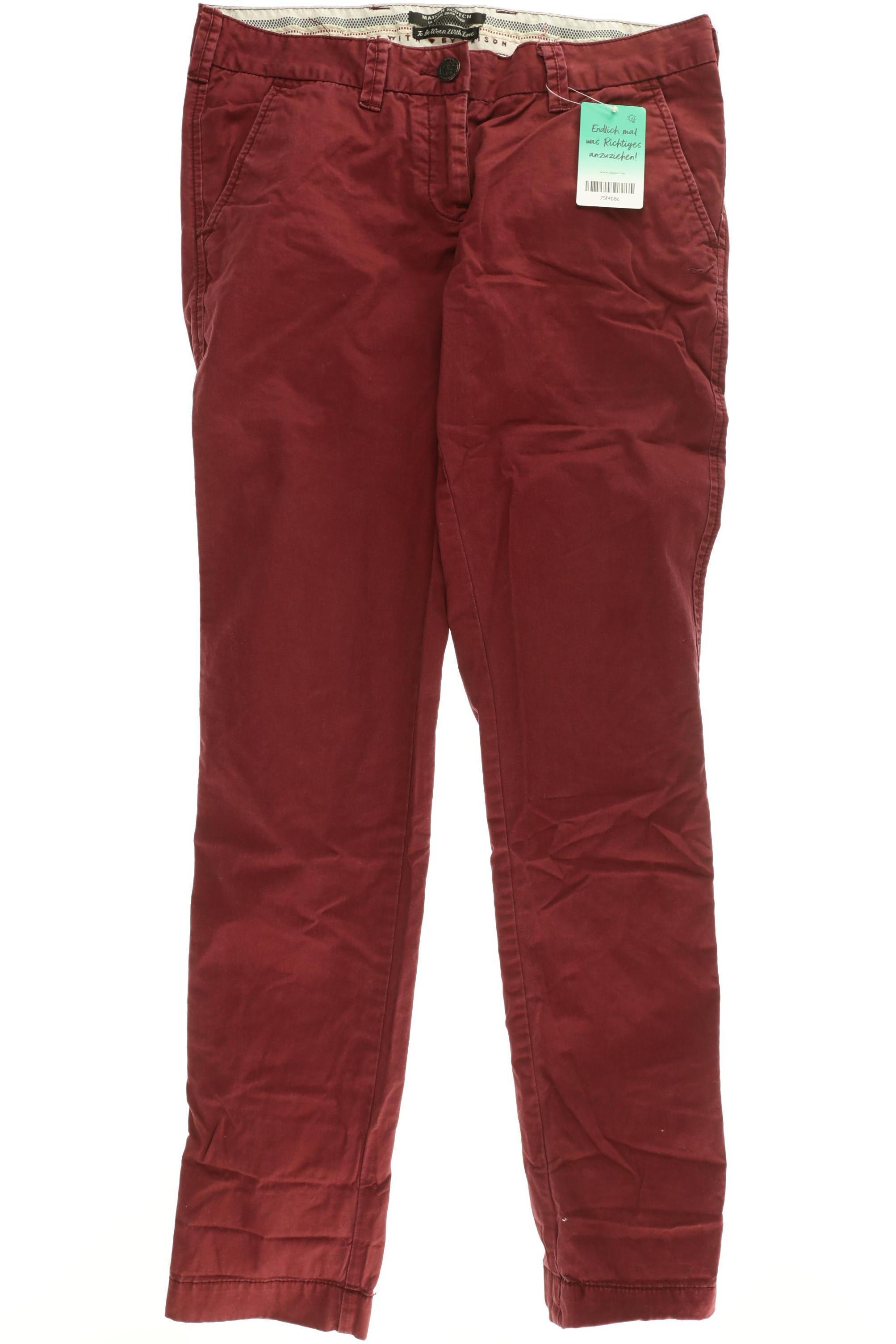 

Maison Scotch Damen Stoffhose, rot, Gr.
