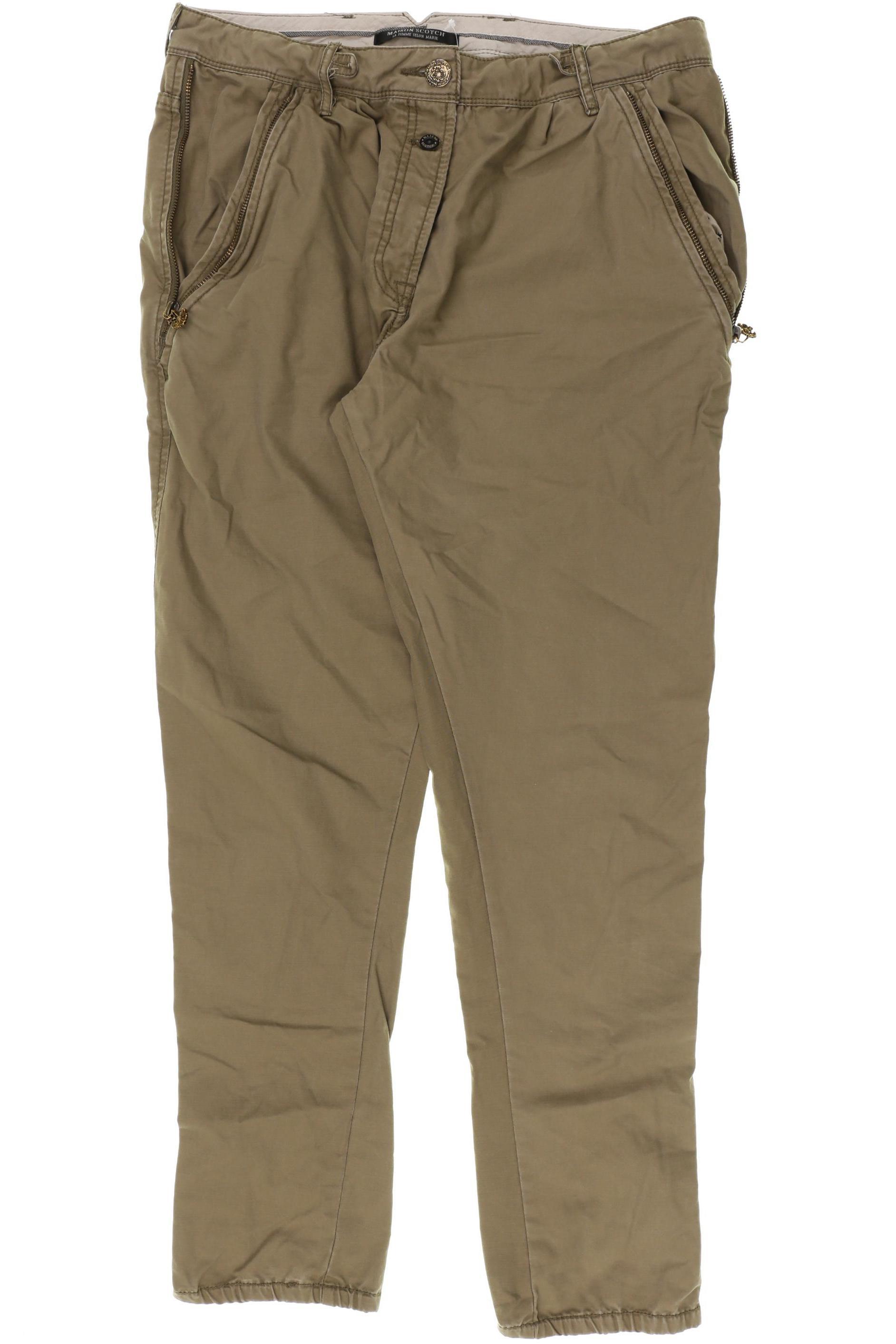 

Maison Scotch Damen Stoffhose, grün, Gr. 27