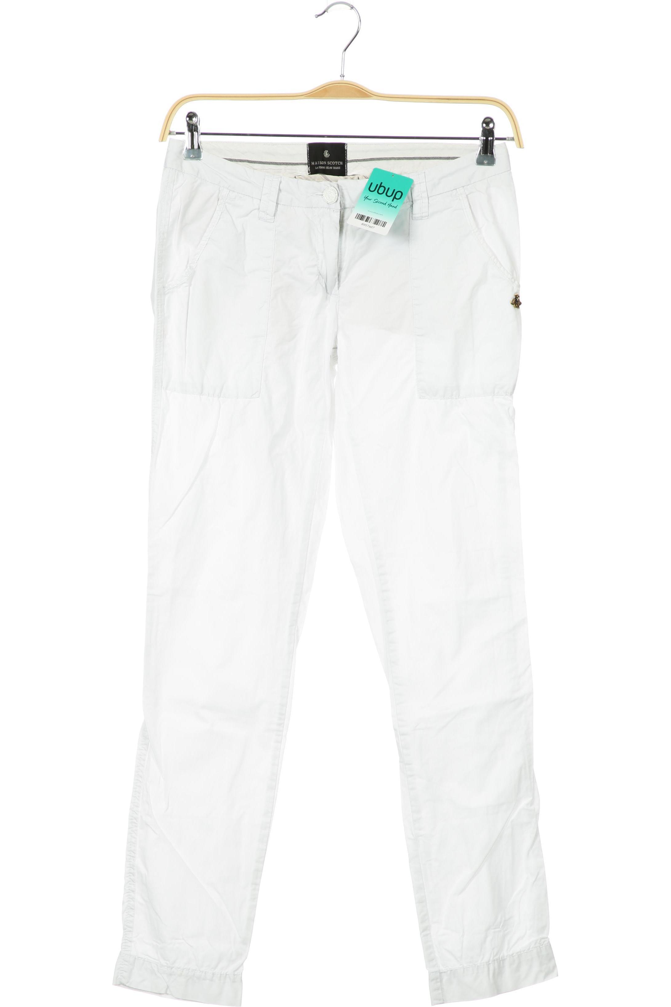 

Maison Scotch Damen Stoffhose, weiß, Gr. 27