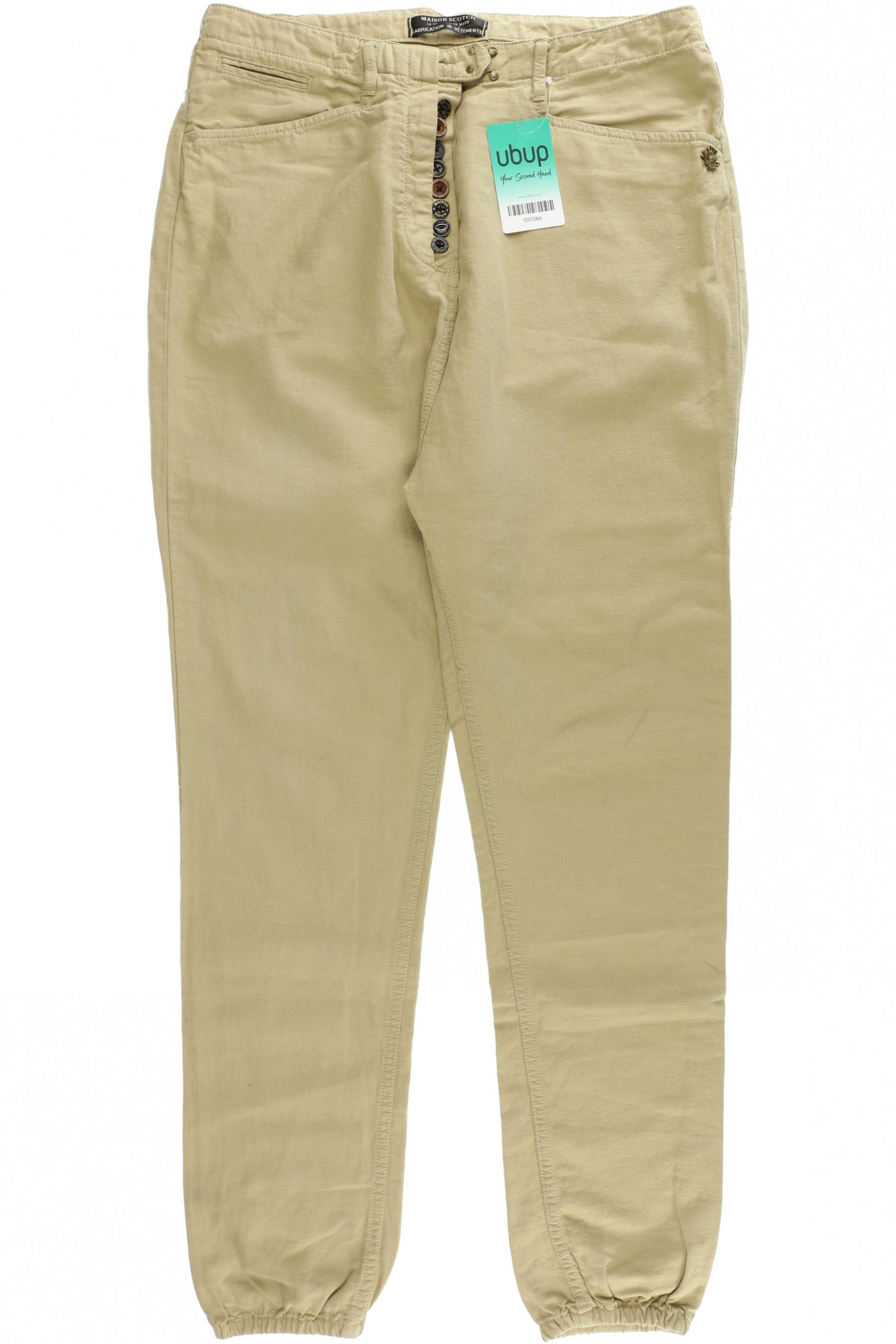 

Maison Scotch Damen Stoffhose, braun, Gr. 27