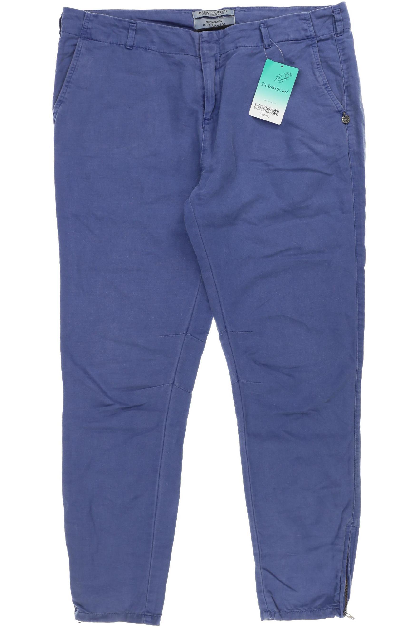 

Maison Scotch Damen Stoffhose, blau, Gr.