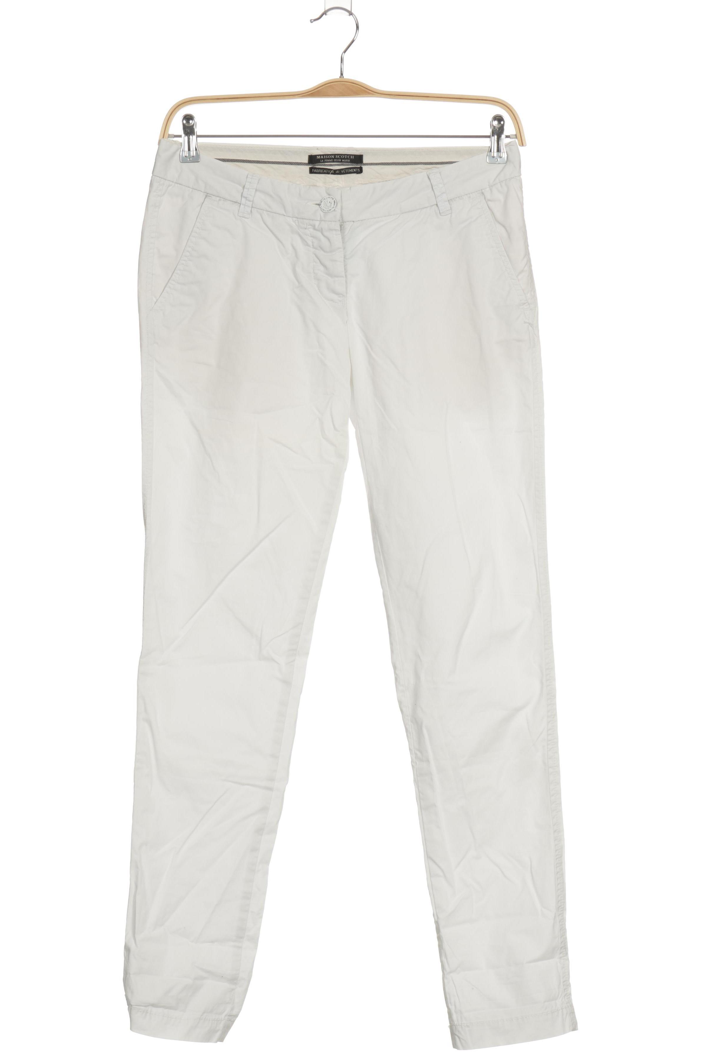 

Maison Scotch Damen Stoffhose, weiß, Gr. 27