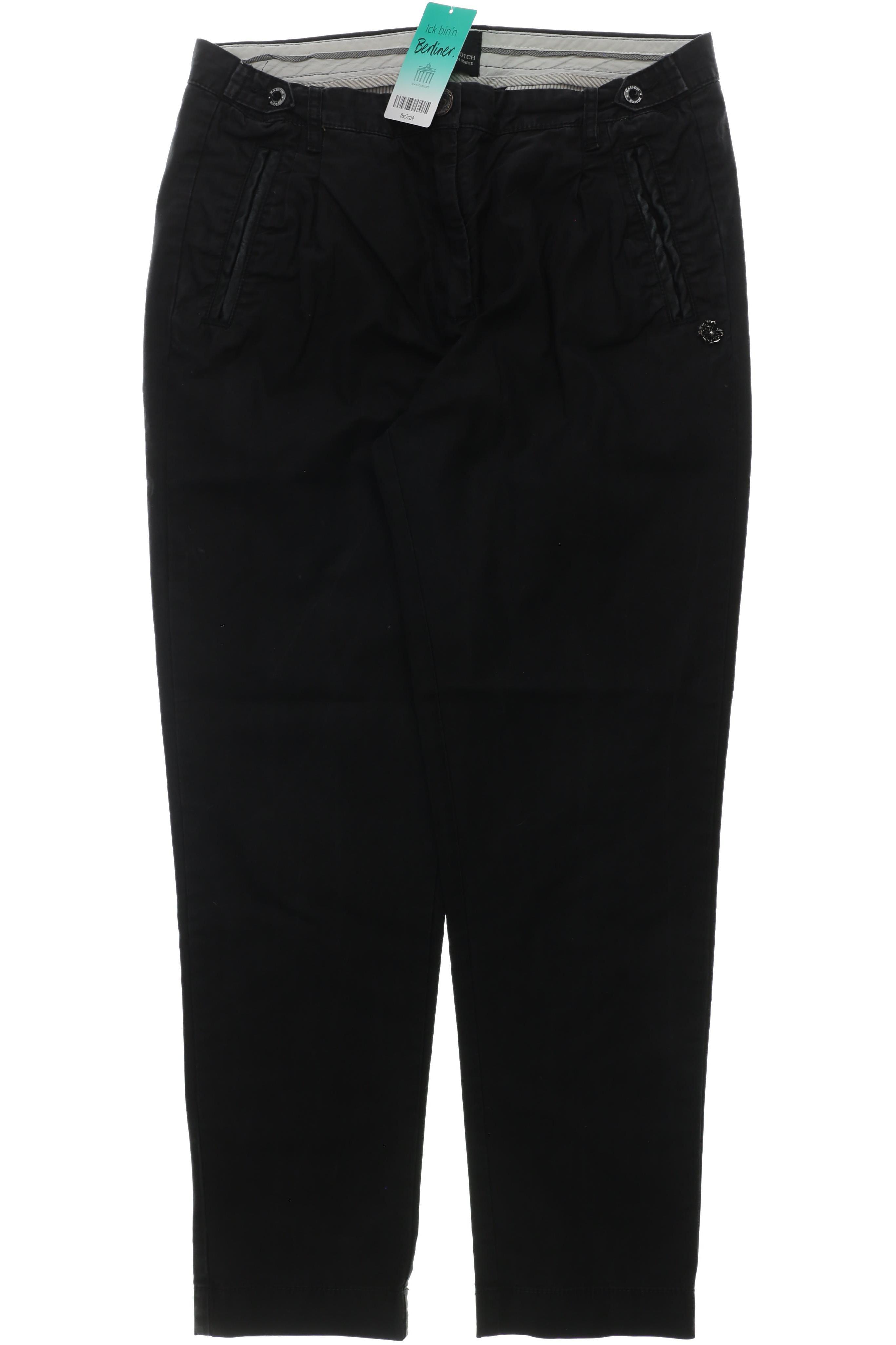 

Maison Scotch Damen Stoffhose, schwarz, Gr.