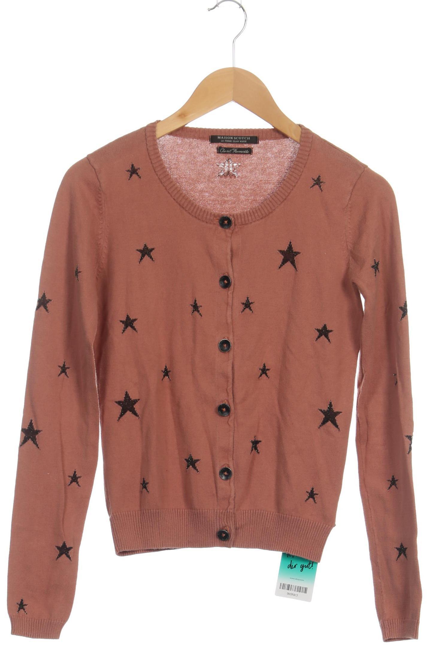 

Maison Scotch Damen Strickjacke, braun, Gr.
