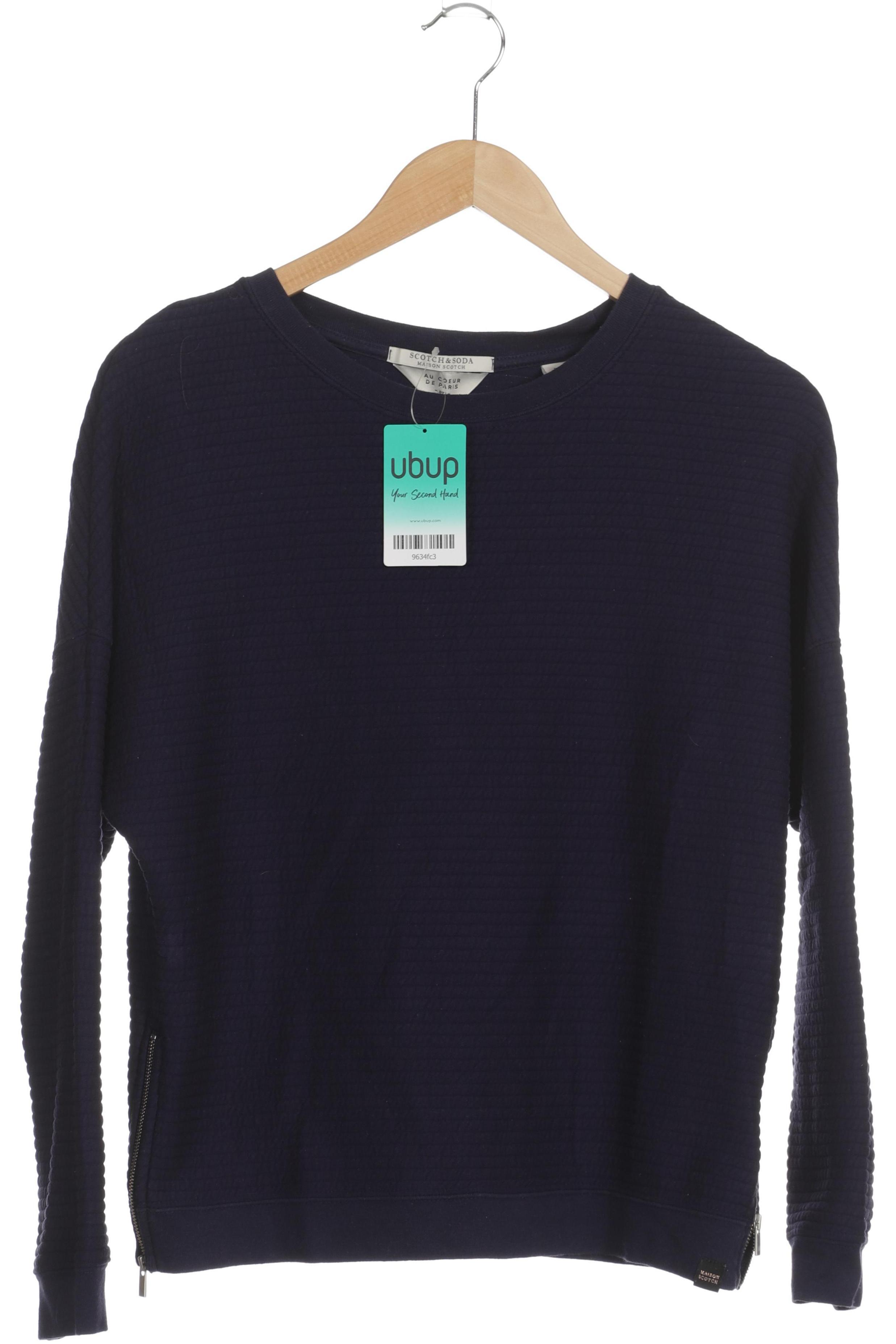 

Maison Scotch Damen Sweatshirt, blau, Gr.
