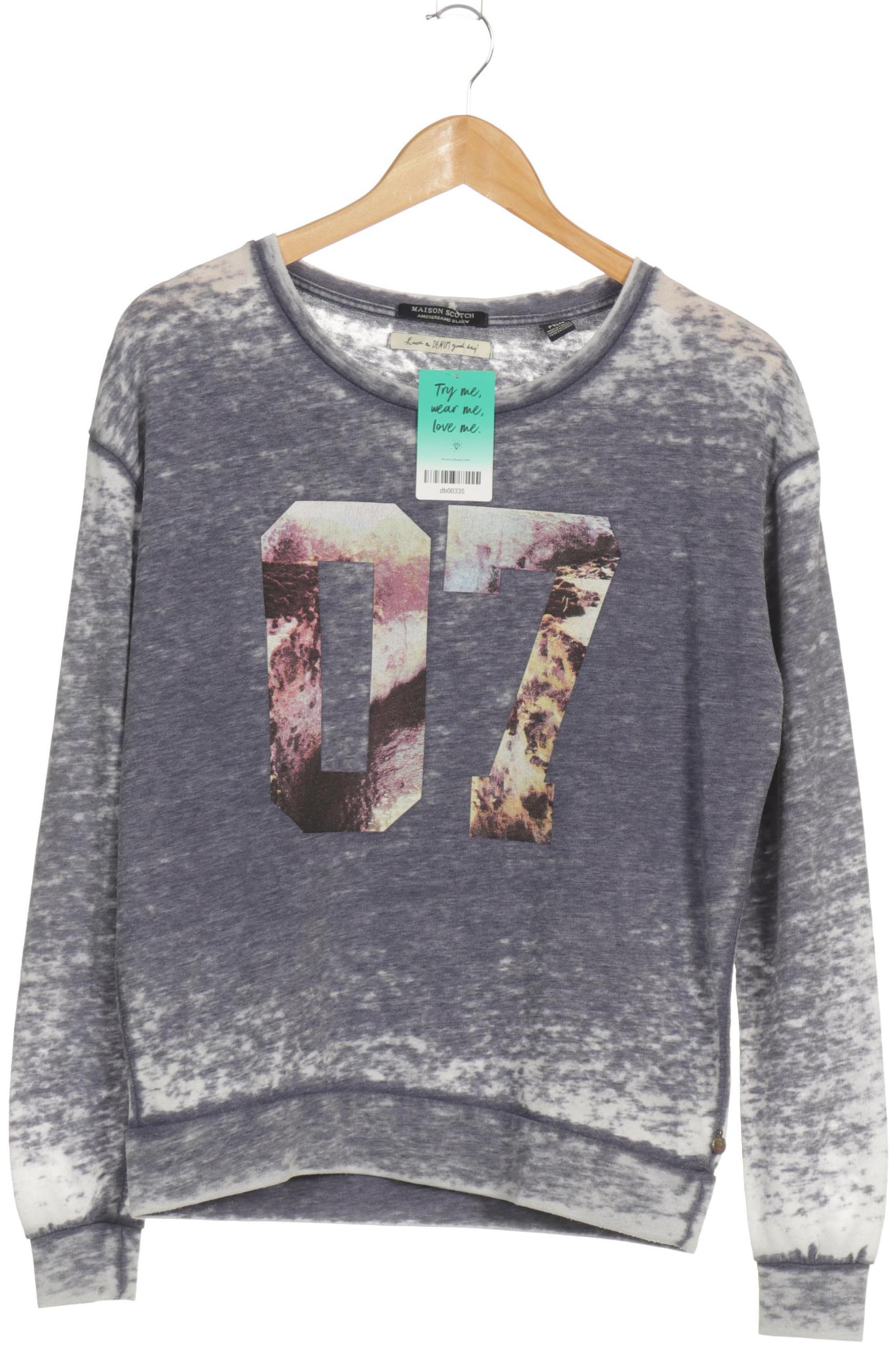 

Maison Scotch Damen Sweatshirt, blau, Gr.