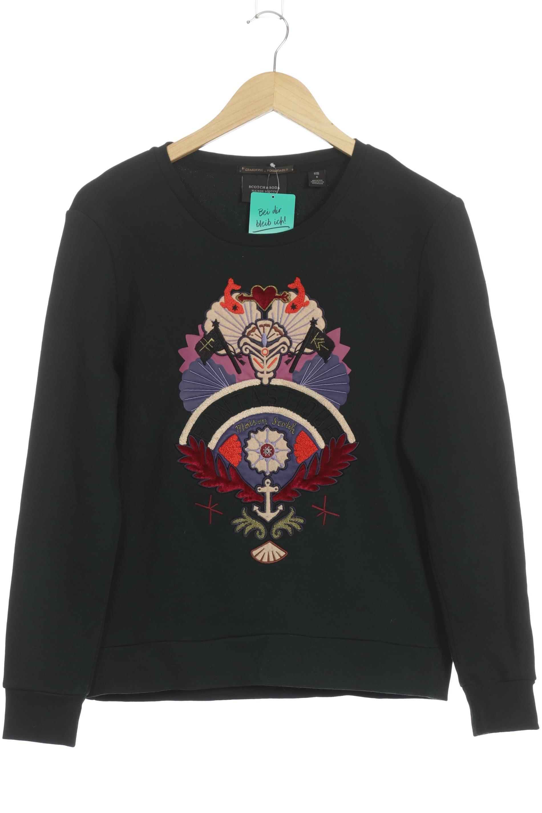 

Maison Scotch Damen Sweatshirt, grün, Gr.