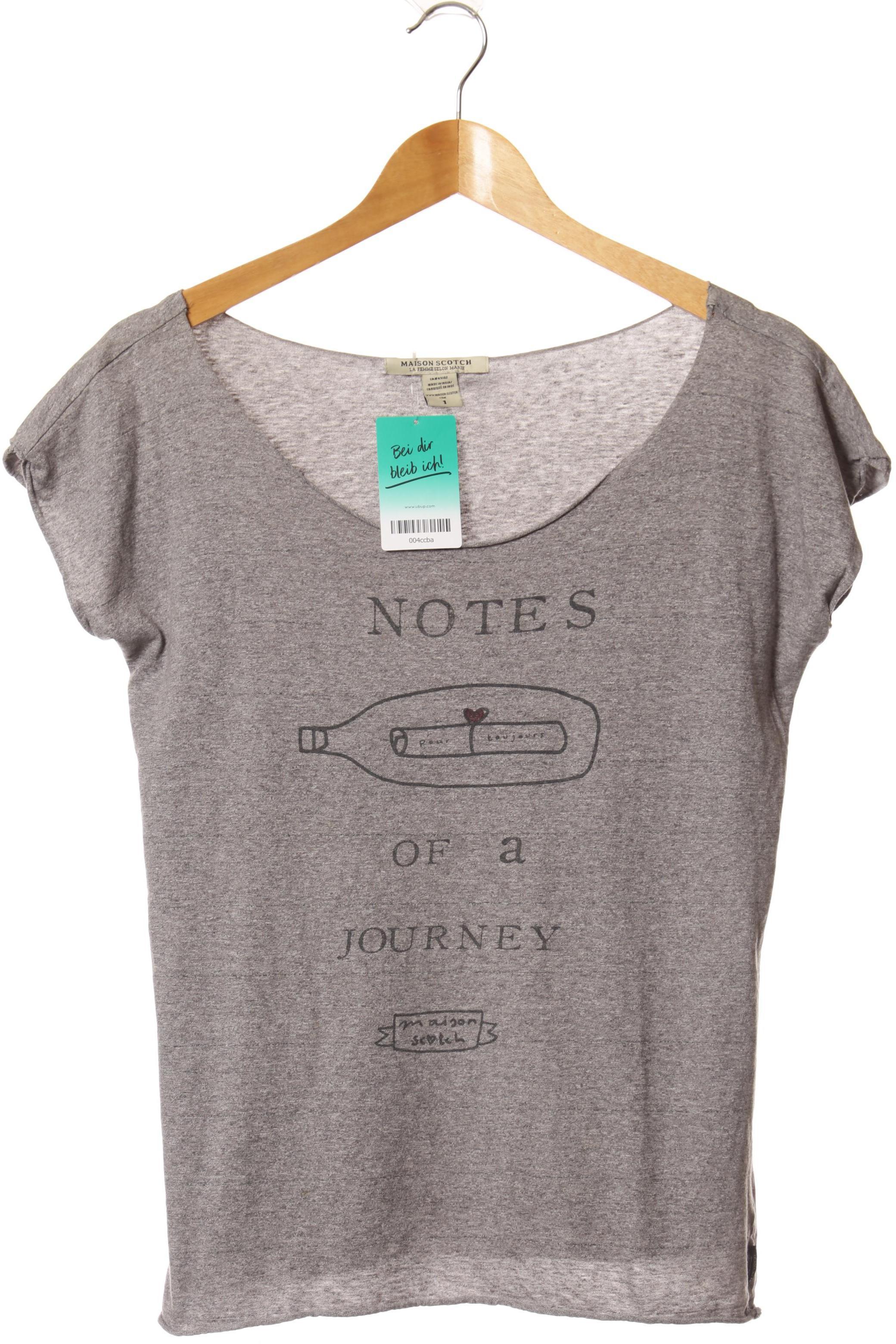 

Maison Scotch Damen T-Shirt, grau, Gr.