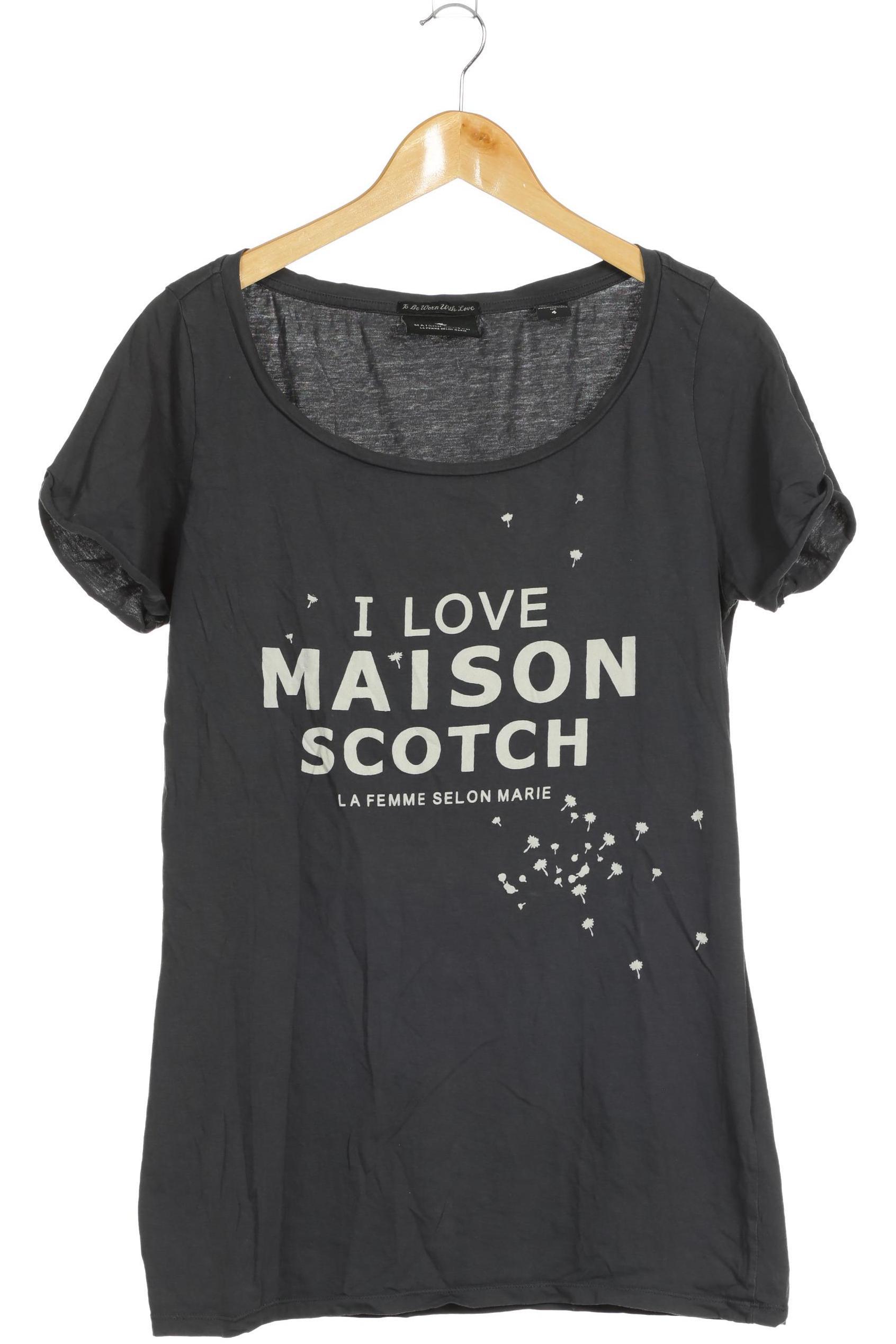 

Maison Scotch Damen T-Shirt, grau, Gr.