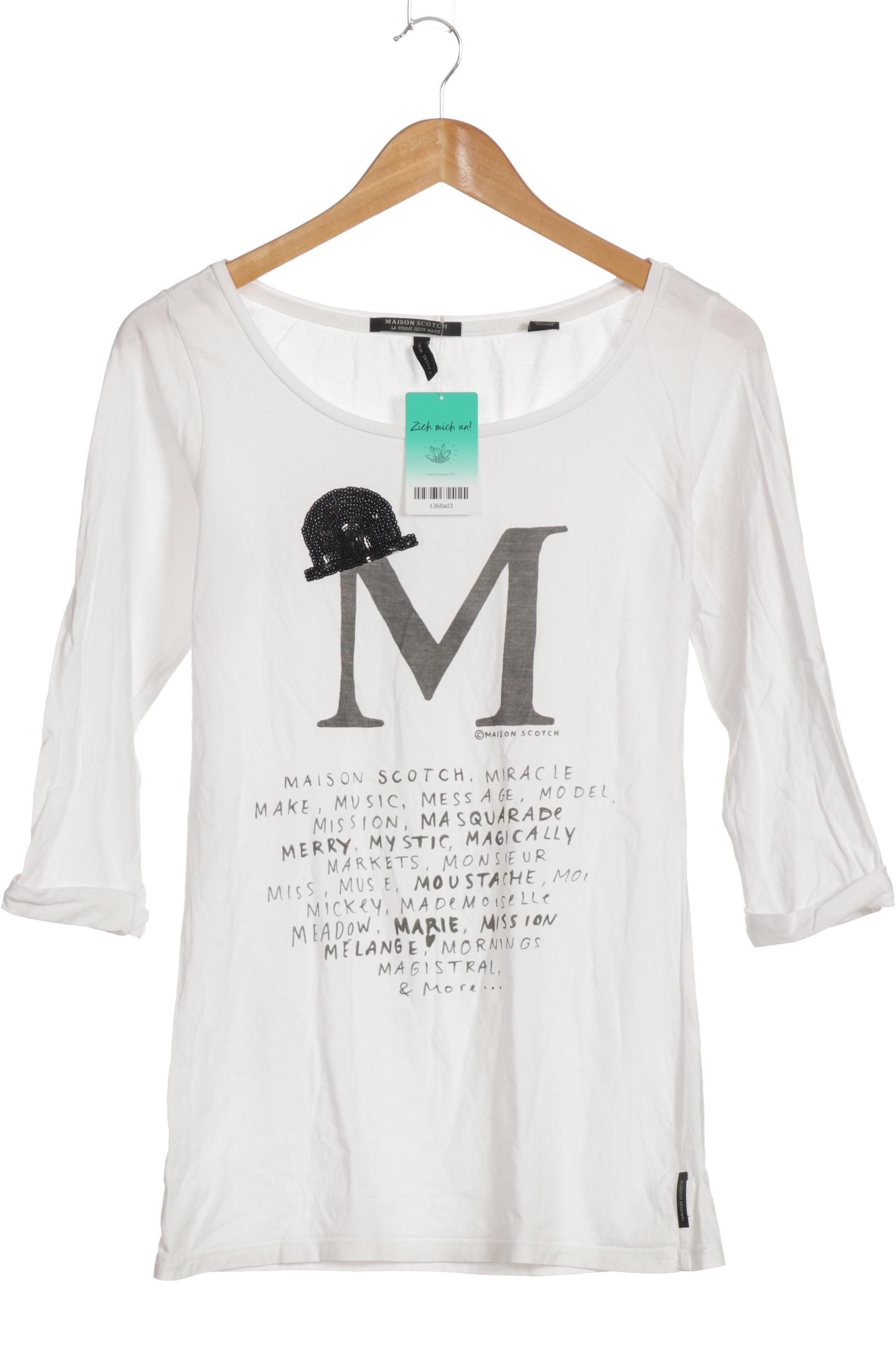 

Maison Scotch Damen T-Shirt, weiß, Gr.