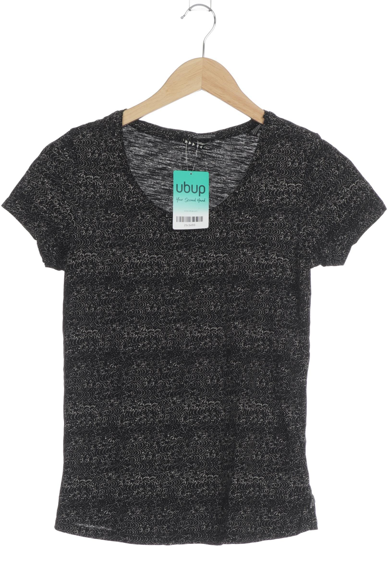 

Maison Scotch Damen T-Shirt, schwarz, Gr.