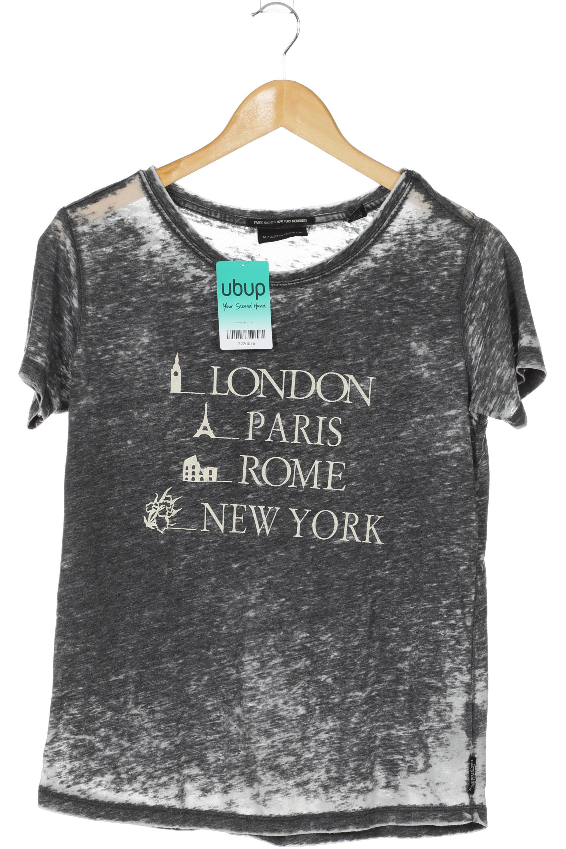 

Maison Scotch Damen T-Shirt, grau, Gr.