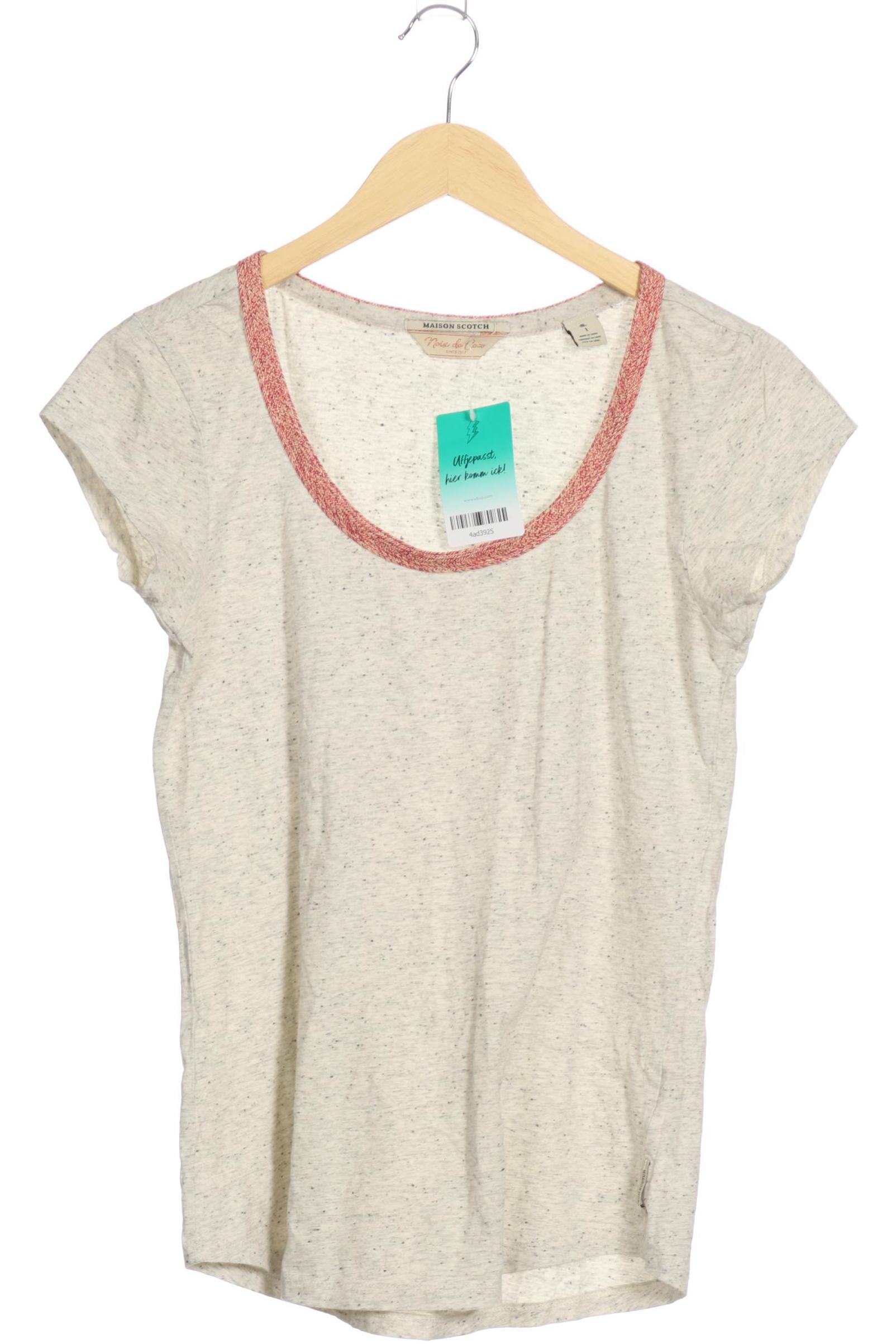 

Maison Scotch Damen T-Shirt, grau, Gr.