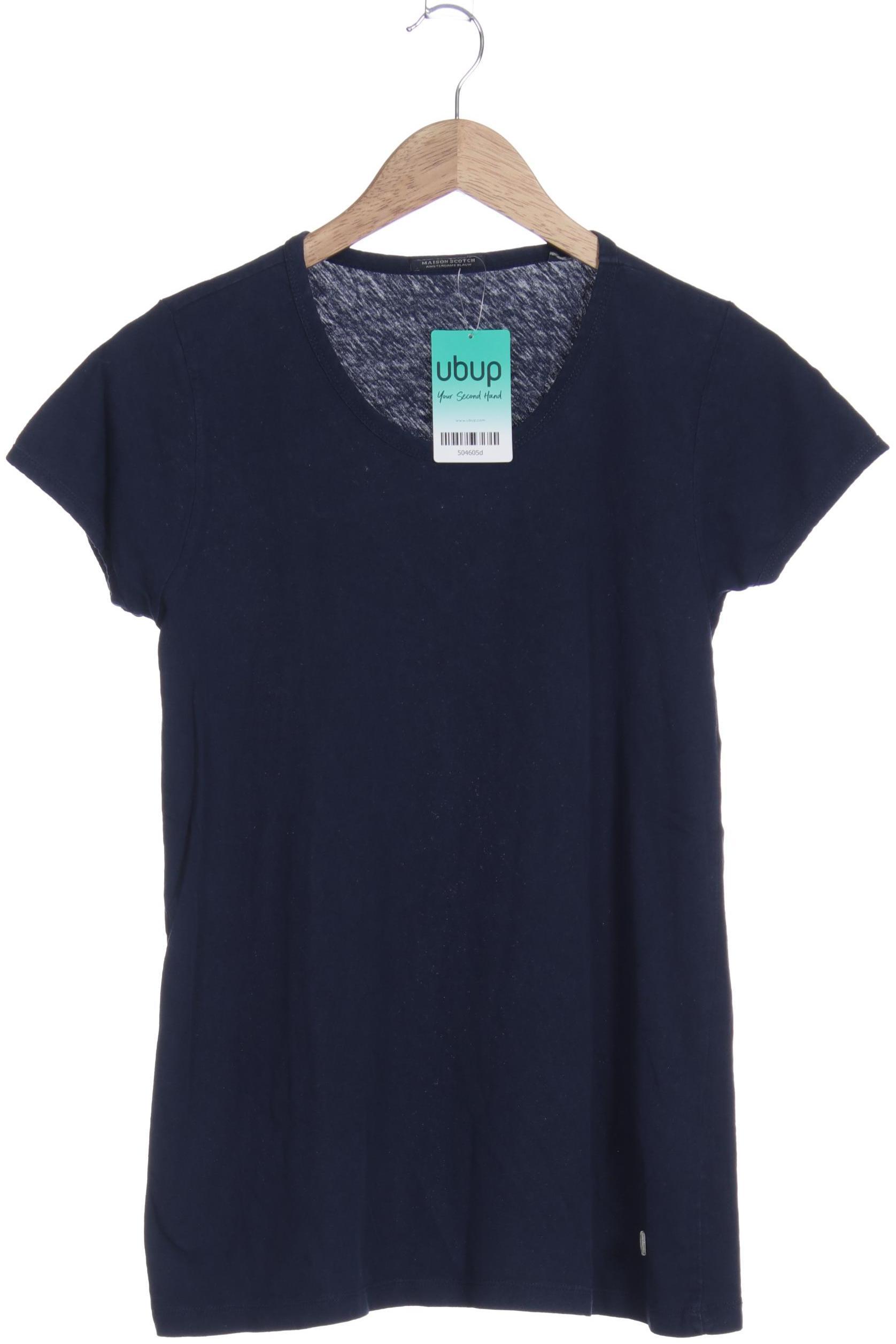 

Maison Scotch Damen T-Shirt, blau, Gr.