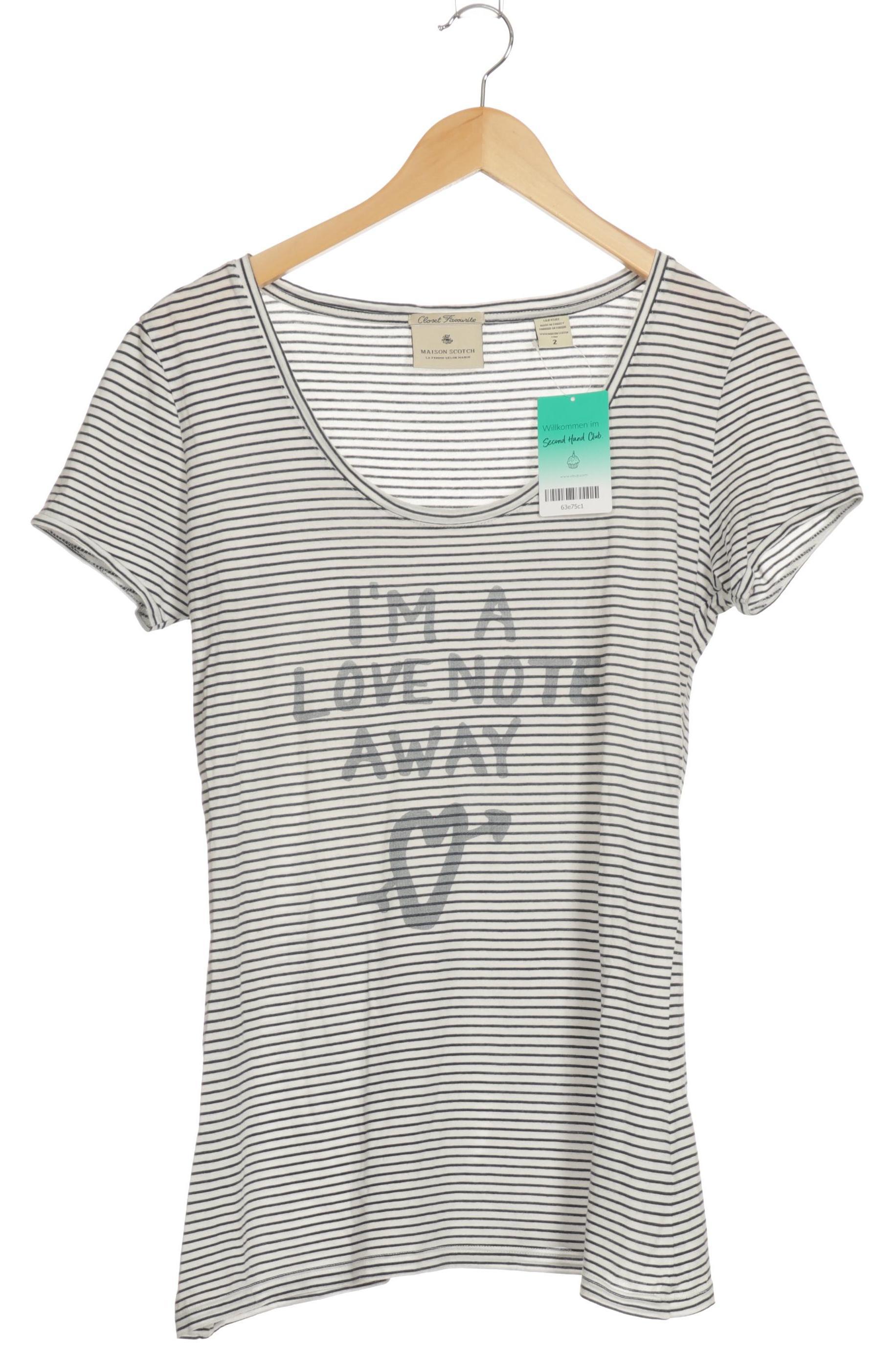 

Maison Scotch Damen T-Shirt, blau, Gr.