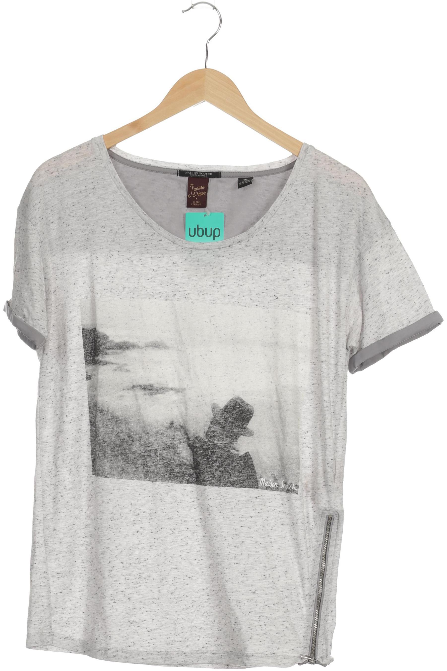 

Maison Scotch Damen T-Shirt, grau, Gr.