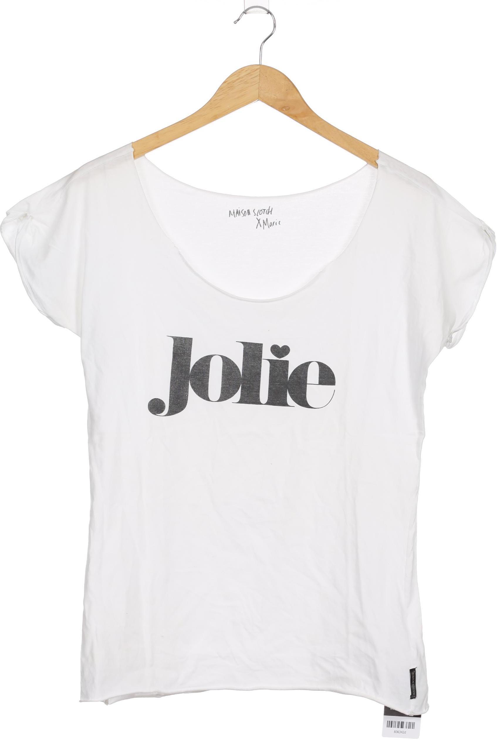 

Maison Scotch Damen T-Shirt, weiß, Gr.
