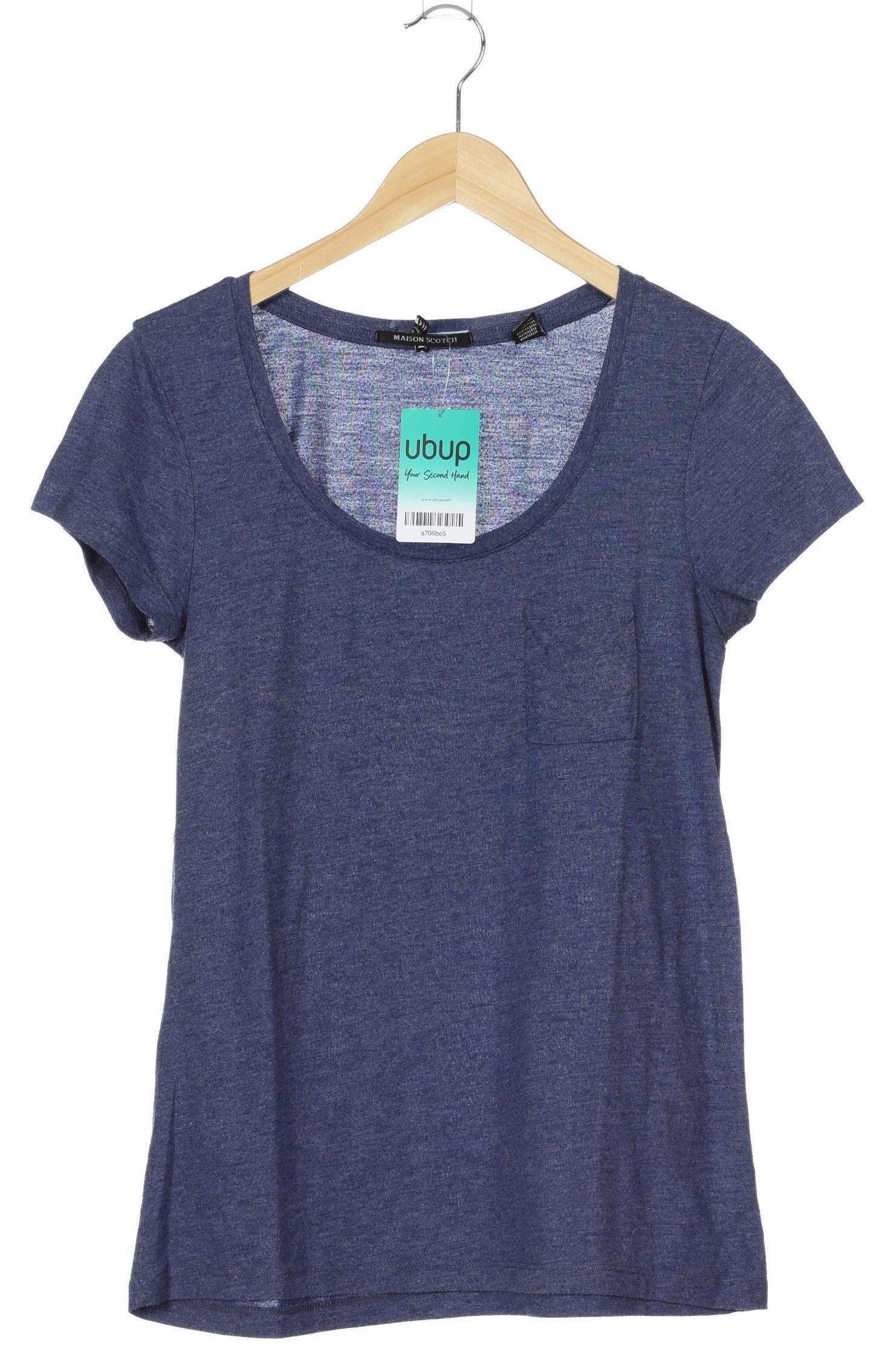 

Maison Scotch Damen T-Shirt, blau, Gr.