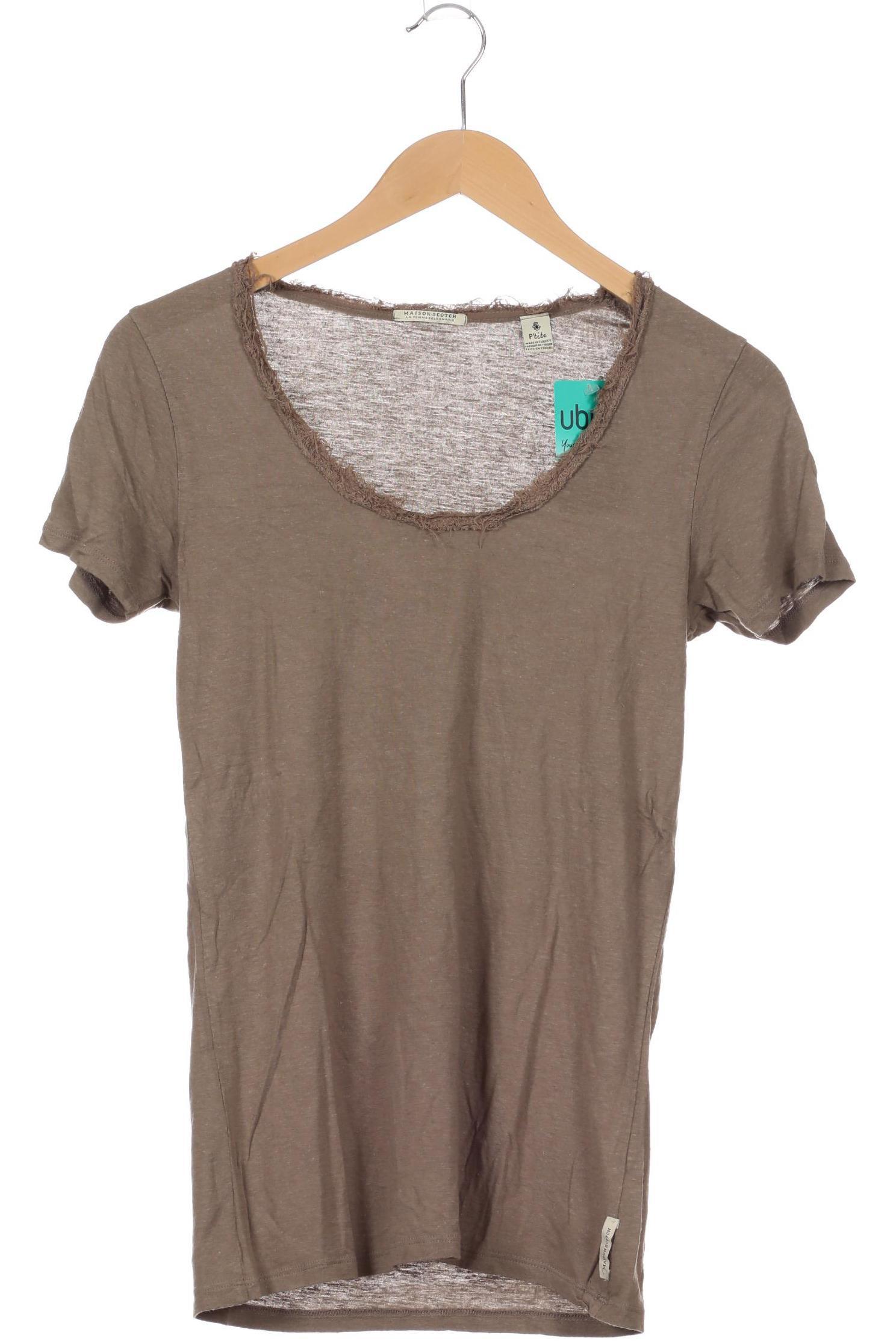 

Maison Scotch Damen T-Shirt, braun, Gr.