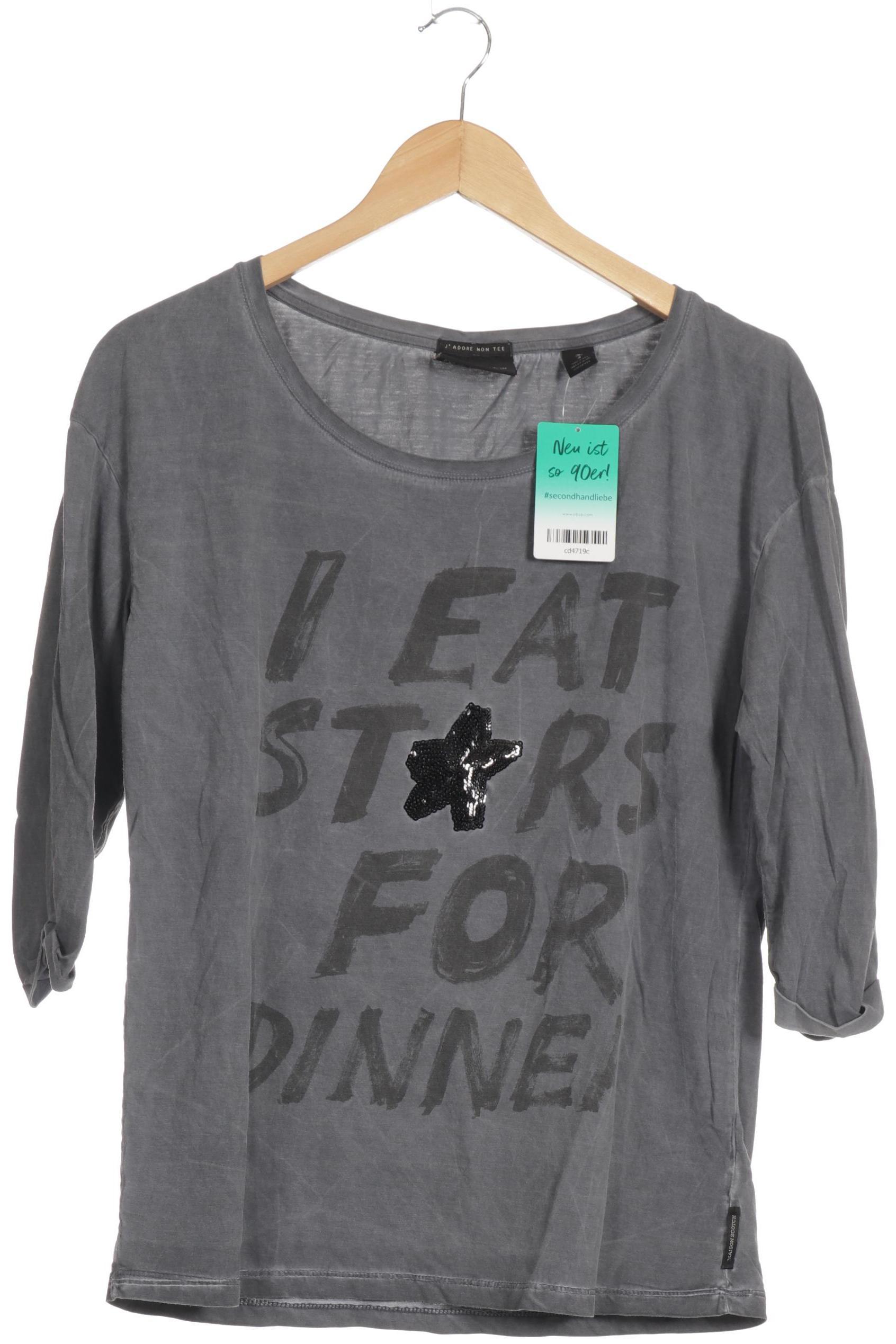 

Maison Scotch Damen T-Shirt, grau, Gr.