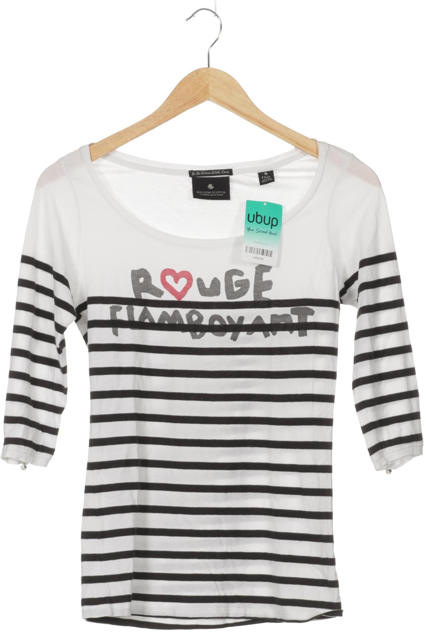 

Maison Scotch Damen T-Shirt, weiß, Gr.