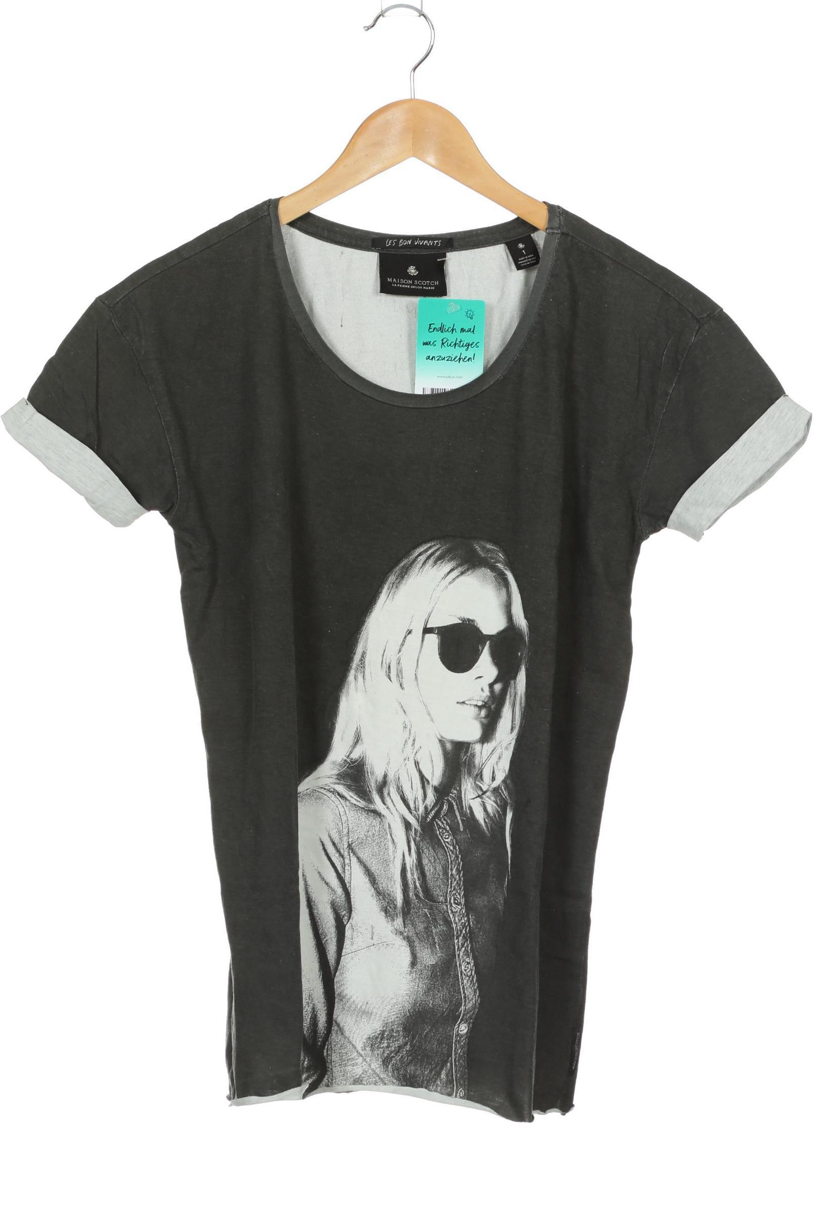 

Maison Scotch Damen T-Shirt, grau, Gr.