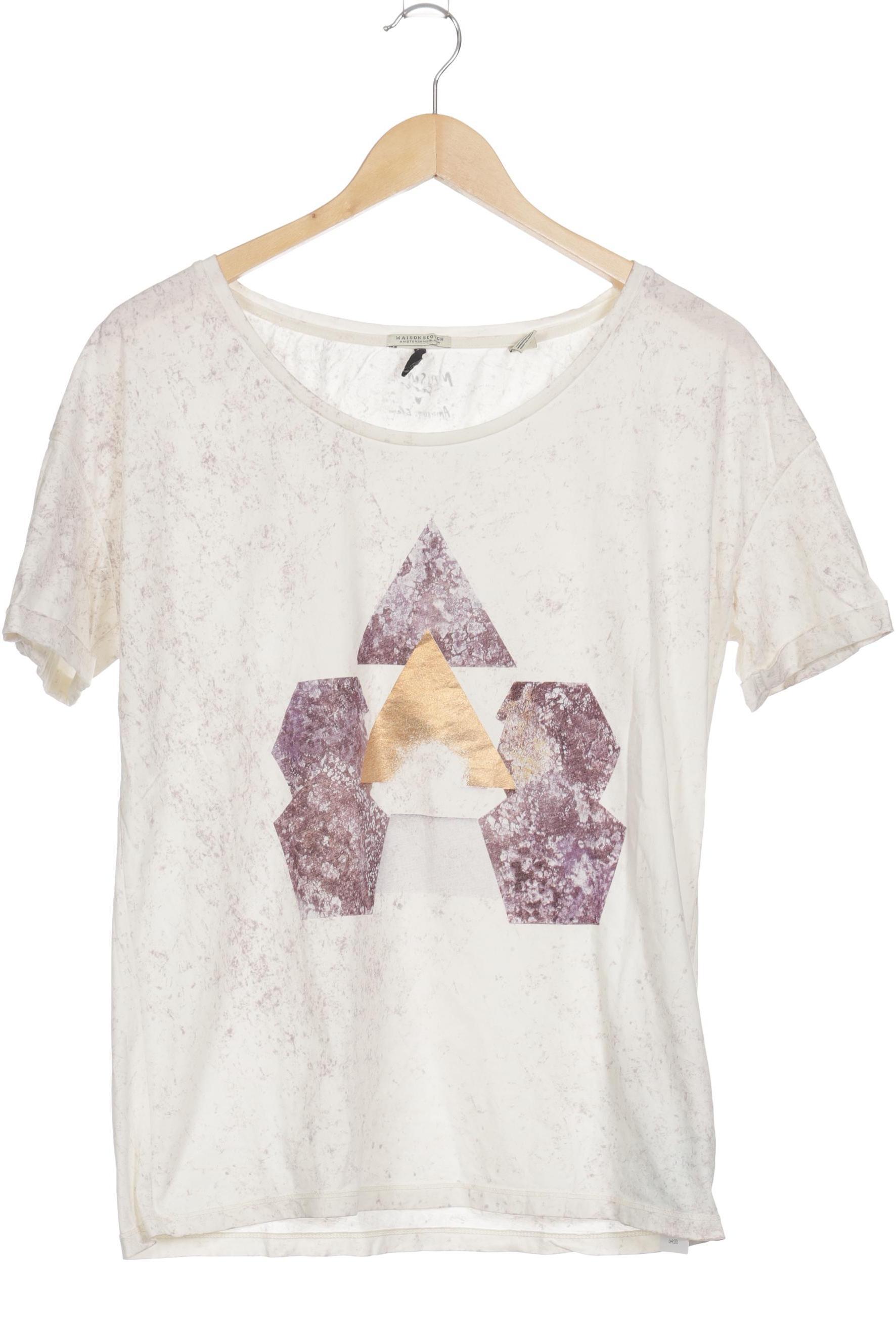 

Maison Scotch Damen T-Shirt, beige, Gr.
