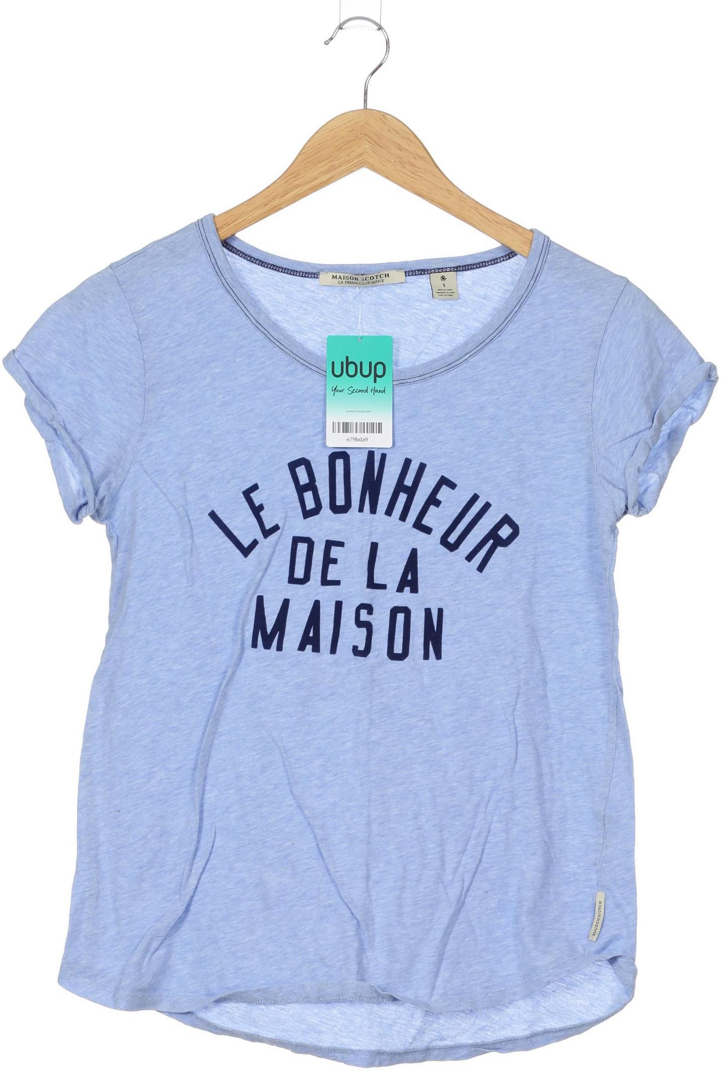 

Maison Scotch Damen T-Shirt, blau, Gr.