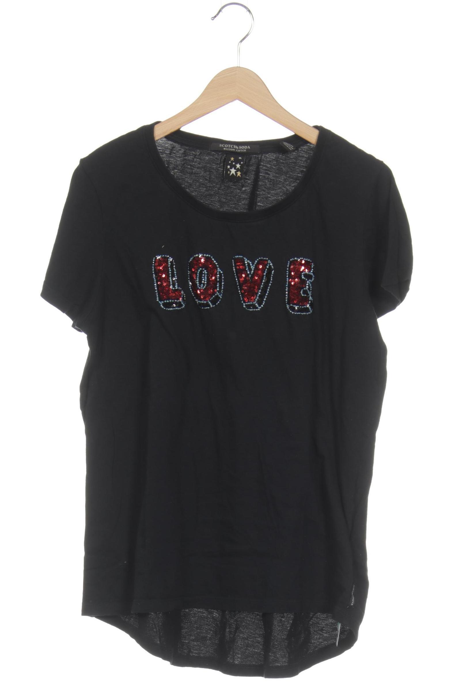 

Scotch & Soda Damen T-Shirt, schwarz, Gr.