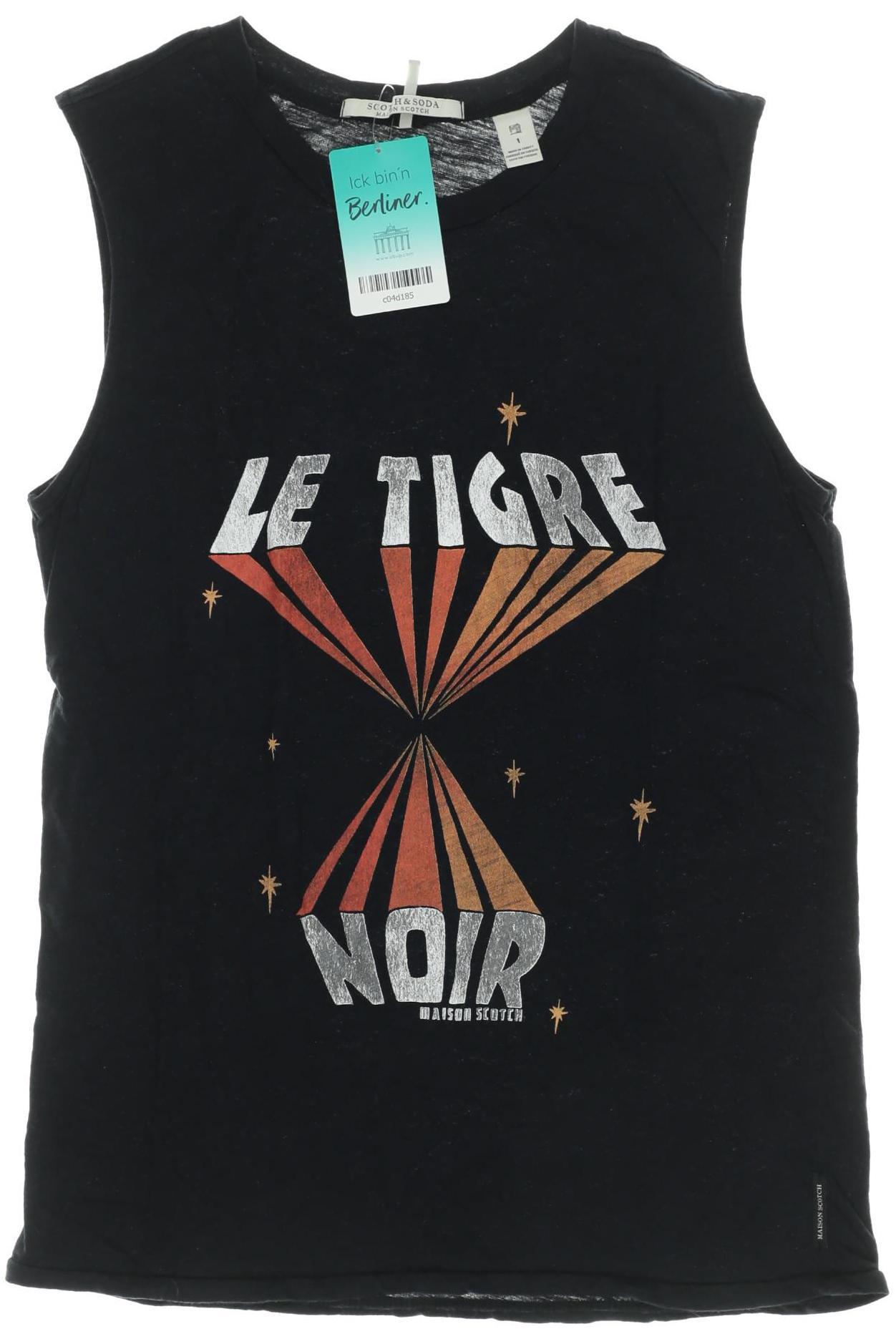 

Scotch & Soda Damen Top, schwarz, Gr.