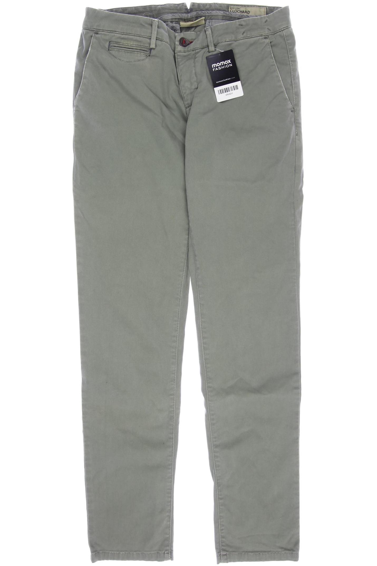 

Maison Cleo Damen Jeans, hellgrün, Gr. 32