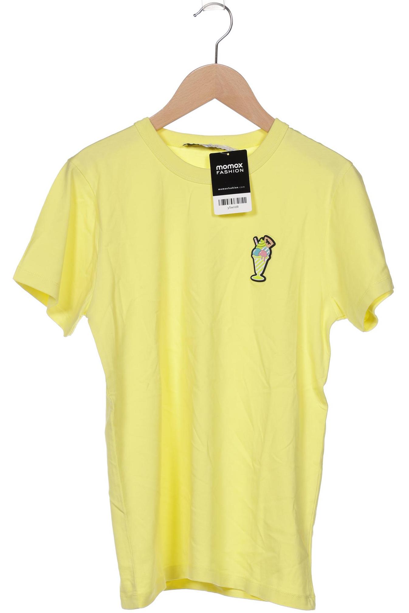 

Maison Kitsune Damen T-Shirt, gelb, Gr. 36