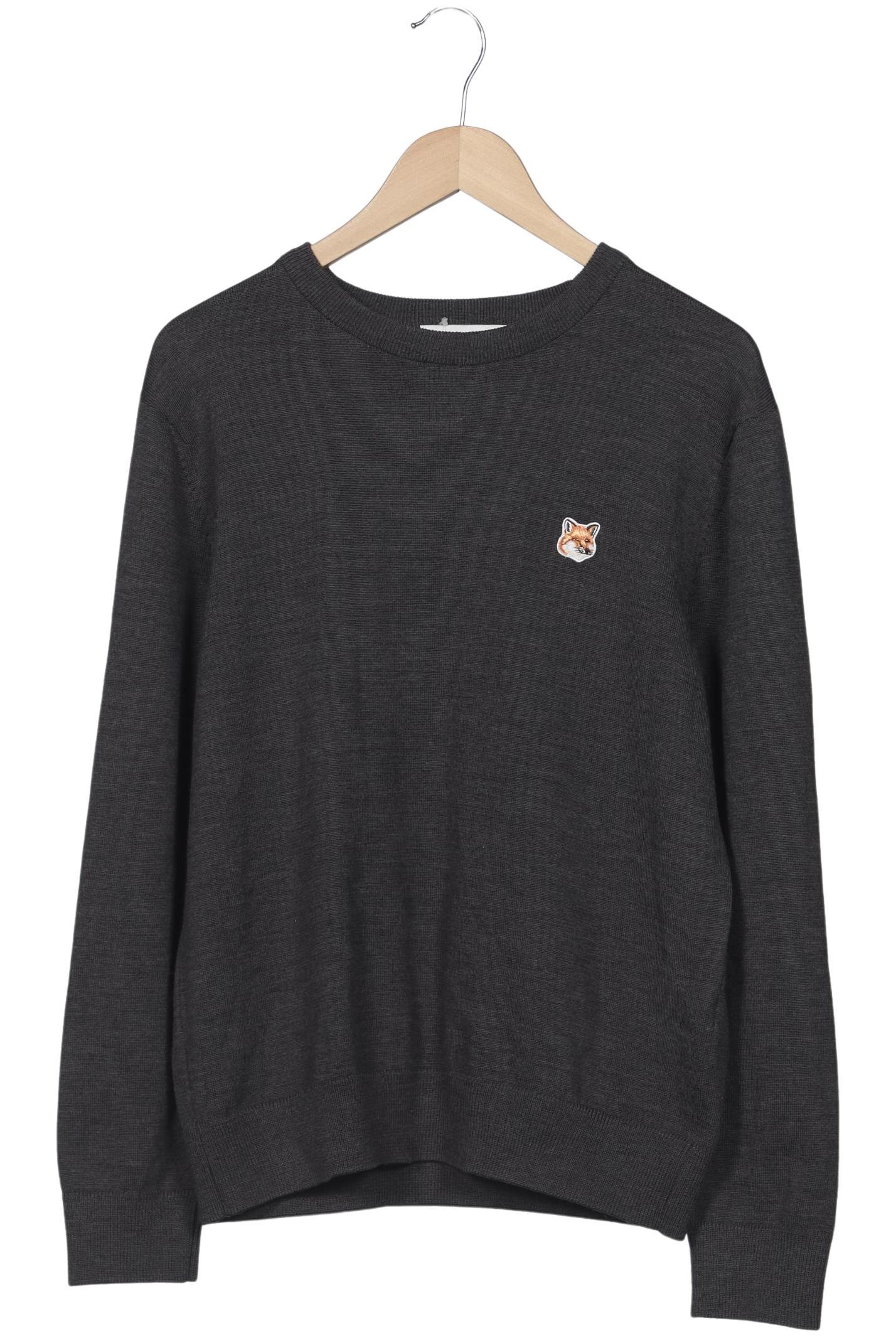 

Maison Kitsune Herren Pullover, grau, Gr. 48
