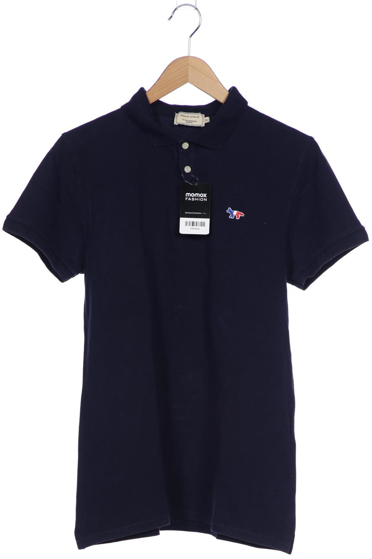

Maison Kitsune Herren Poloshirt, marineblau, Gr. 48