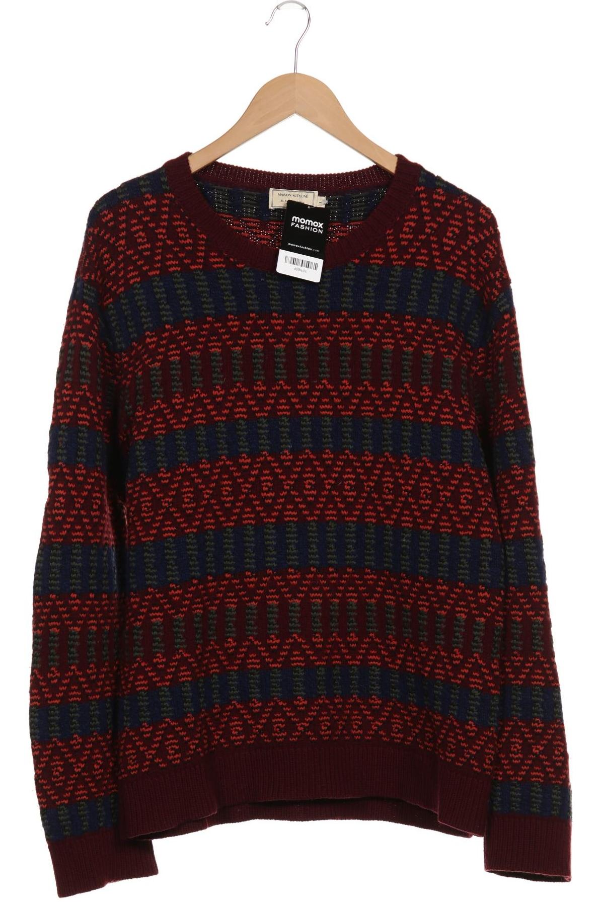 

Maison Kitsune Herren Pullover, bordeaux, Gr. 52