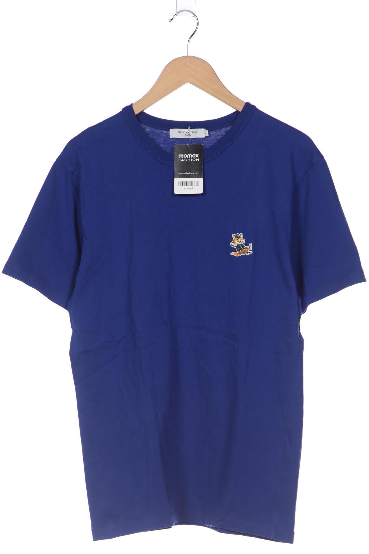 

Maison Kitsune Herren T-Shirt, blau, Gr. 52
