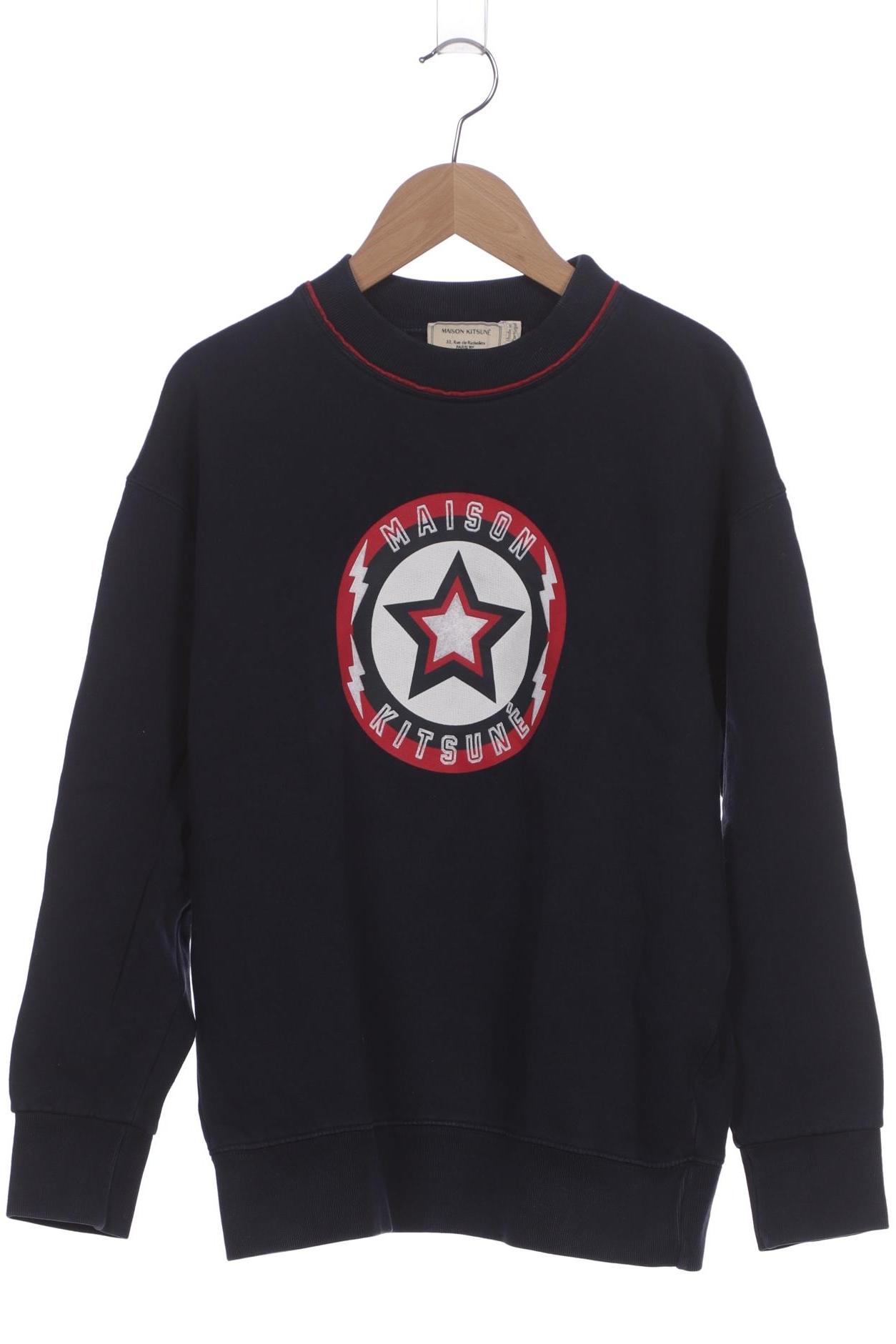 

Maison Kitsune Herren Sweatshirt, blau, Gr. 48