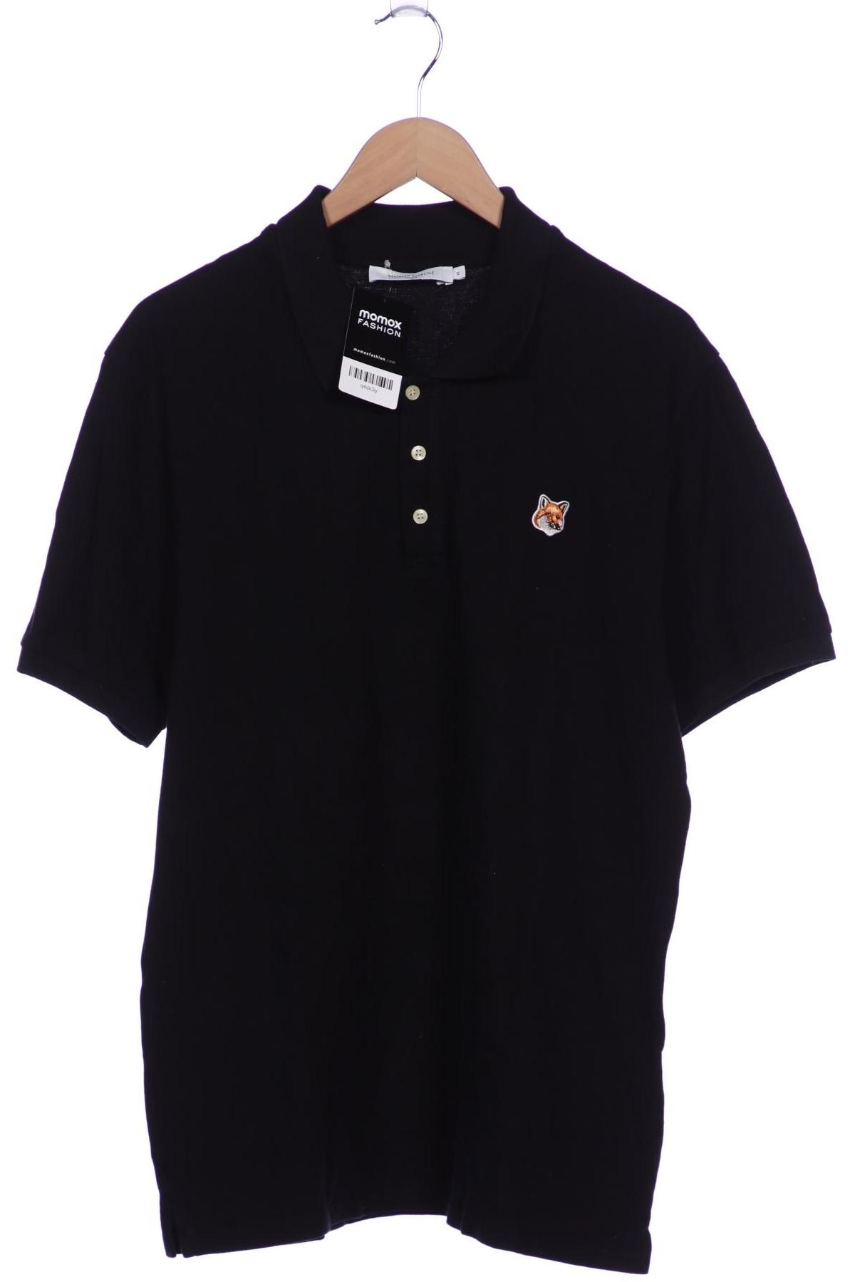 

Maison Kitsune Herren Poloshirt, schwarz, Gr. 54