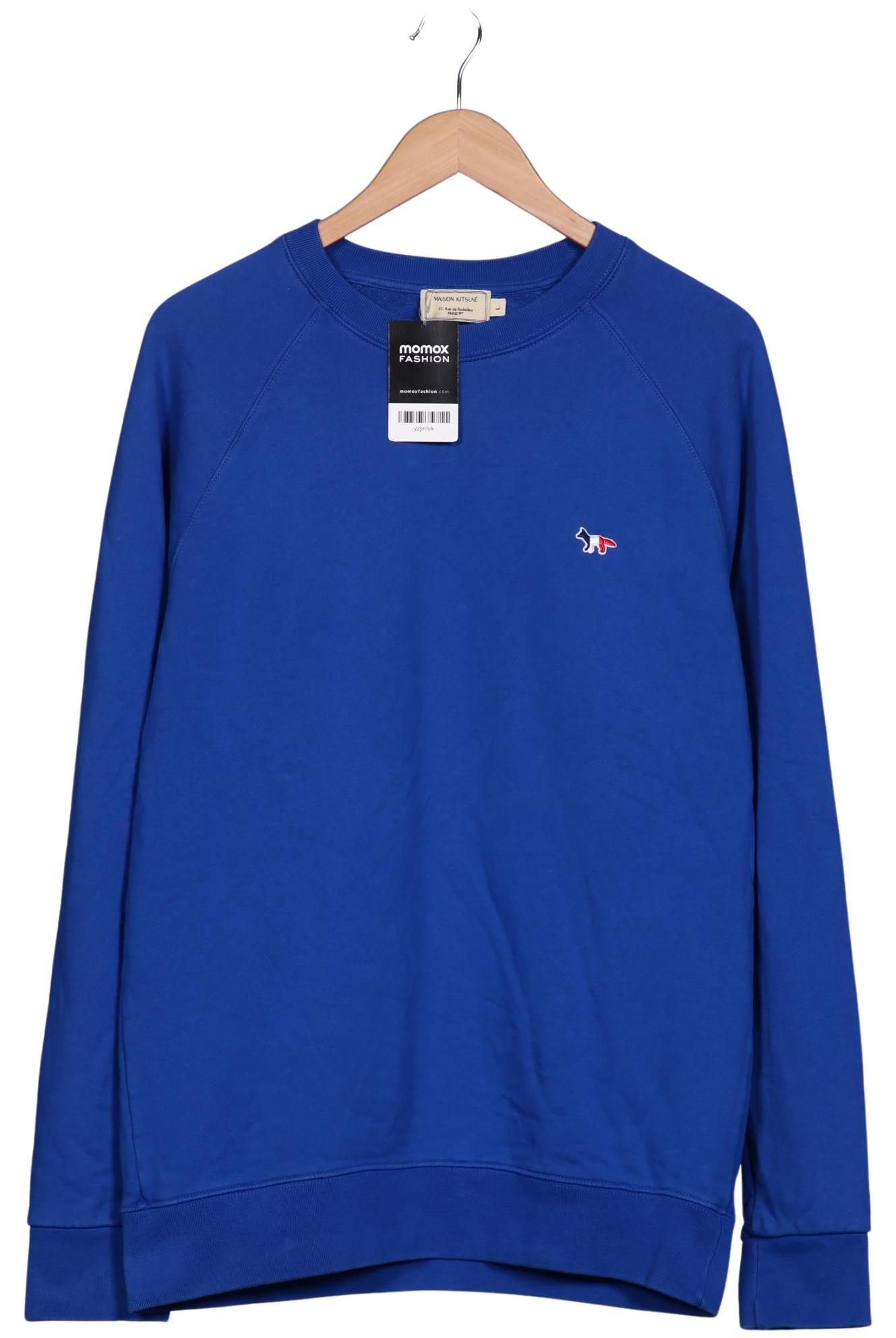 

Maison Kitsune Herren Sweatshirt, blau, Gr. 52