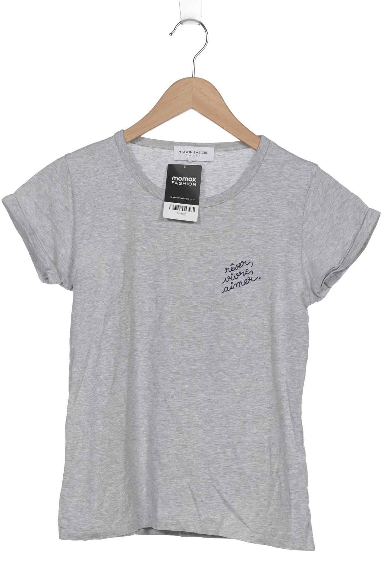 

Maison Labiche Damen T-Shirt, grau, Gr. 36